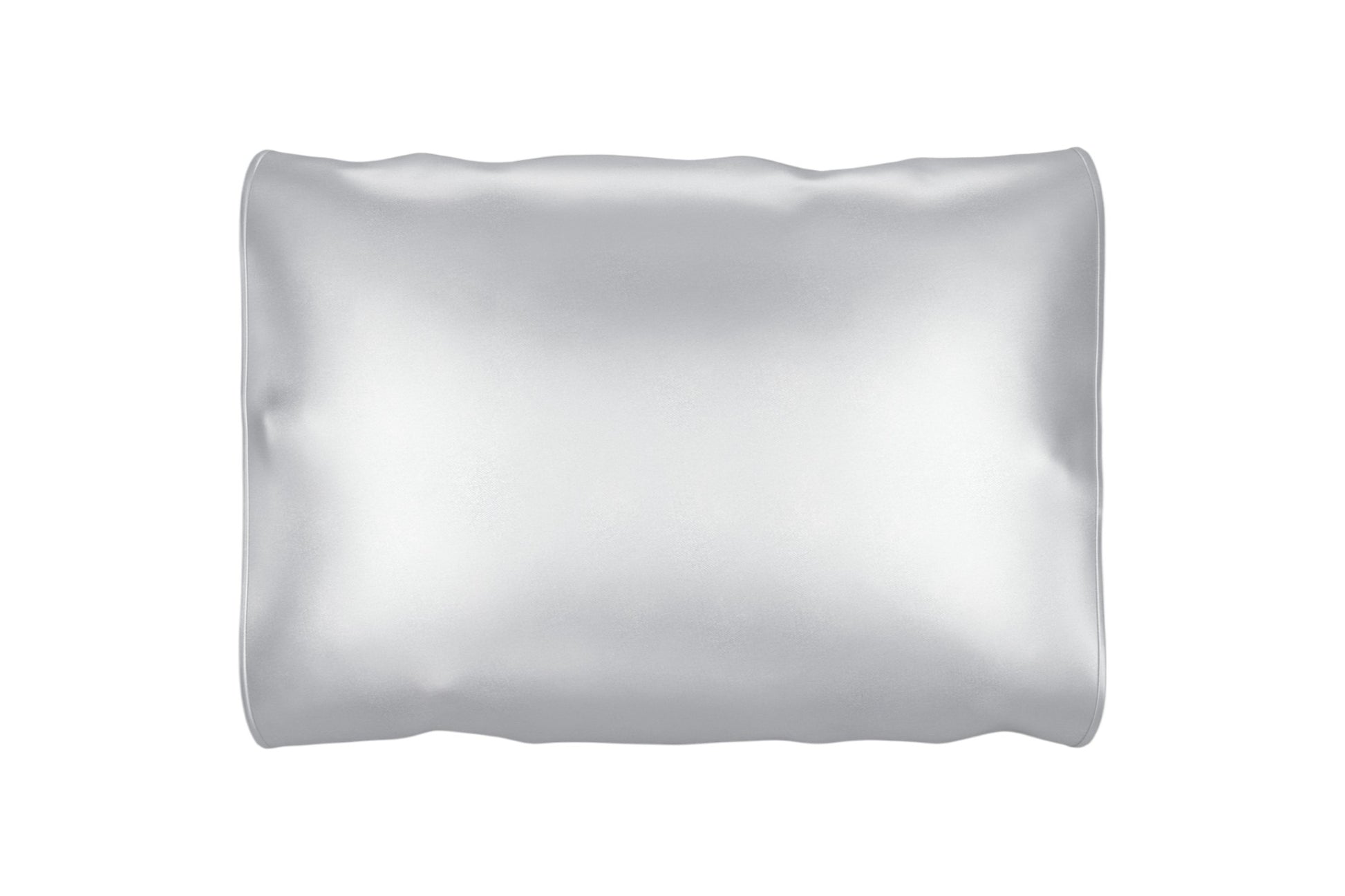 Silver Silk Open Ended Pillowcase-Bed Sheets-DECOROLALA