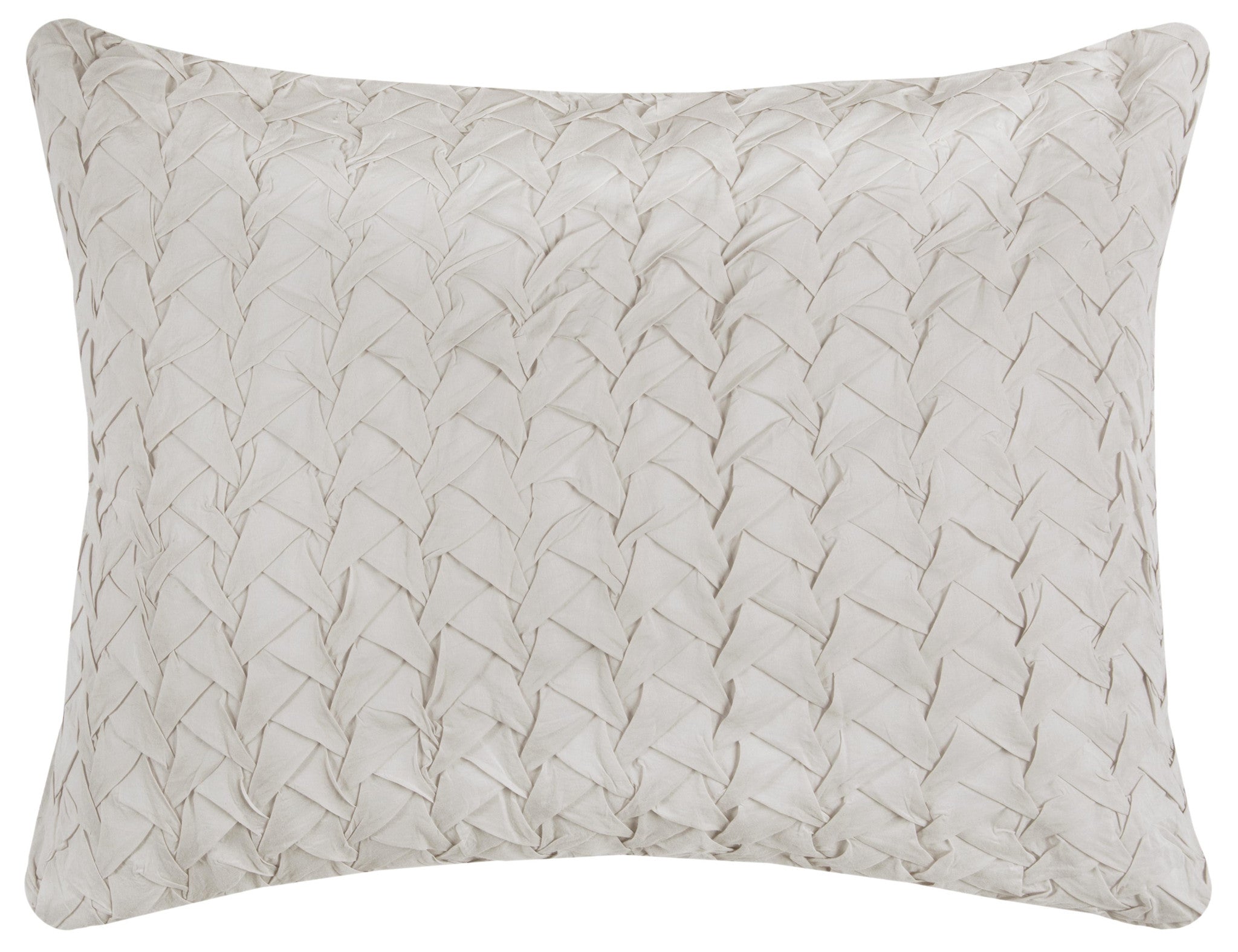 Ivory Geometric Quilt-Comforters and Quilts-DECOROLALA