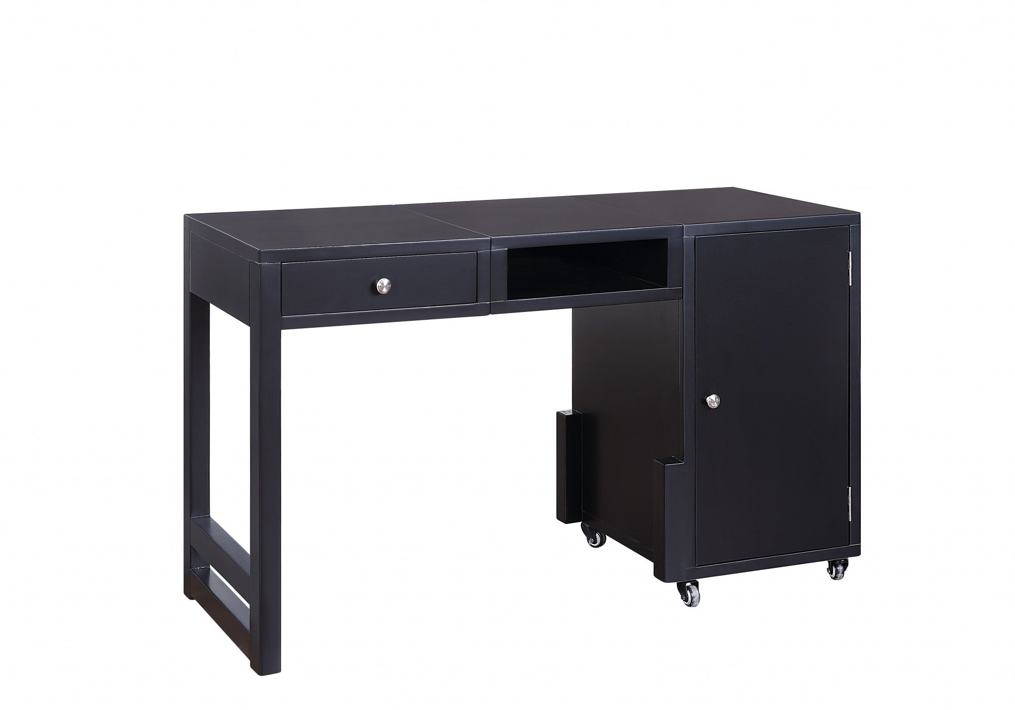 48" Black Writing Desk-Desks-DECOROLALA