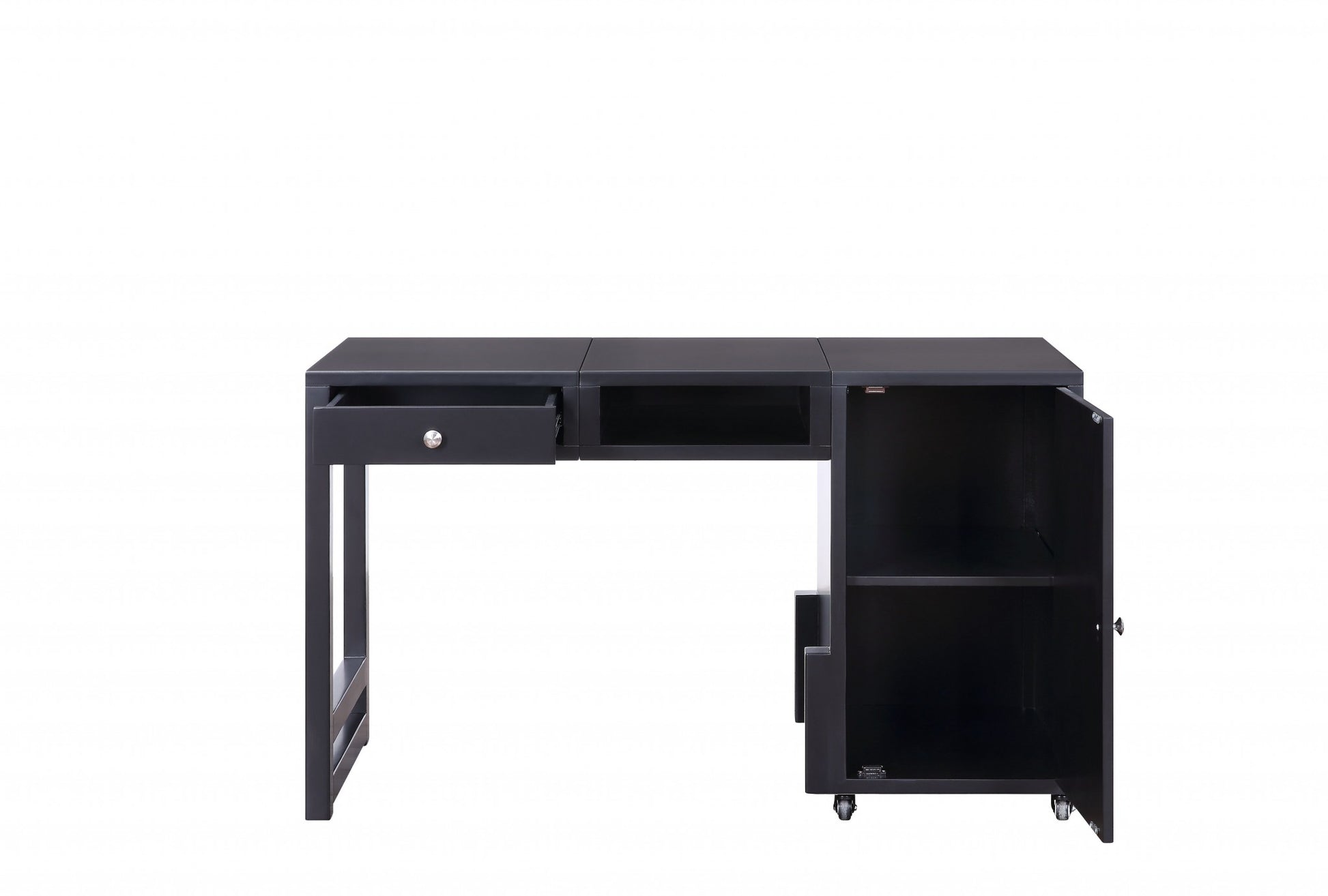 48" Black Writing Desk-Desks-DECOROLALA