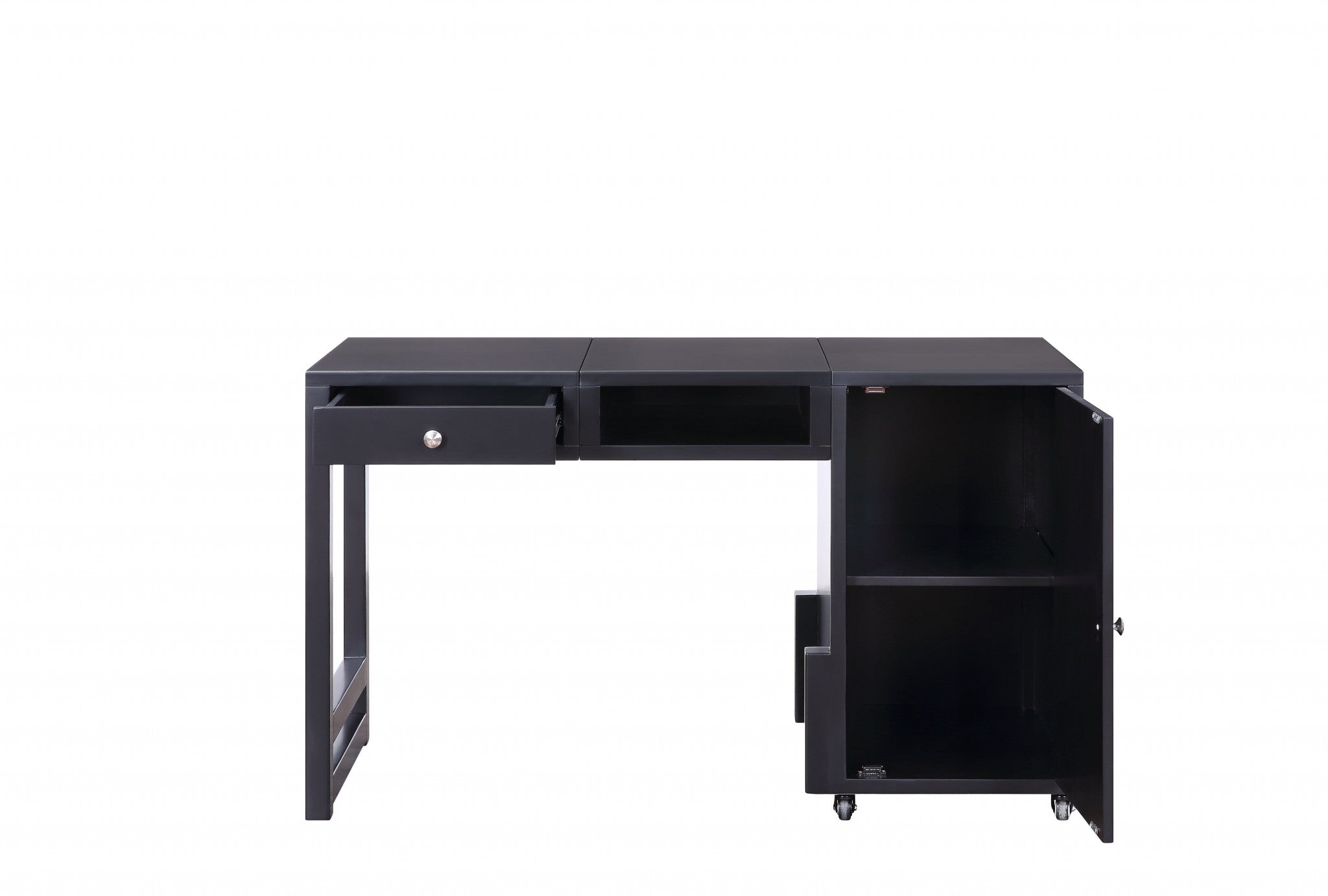 48" Black Writing Desk-Desks-DECOROLALA