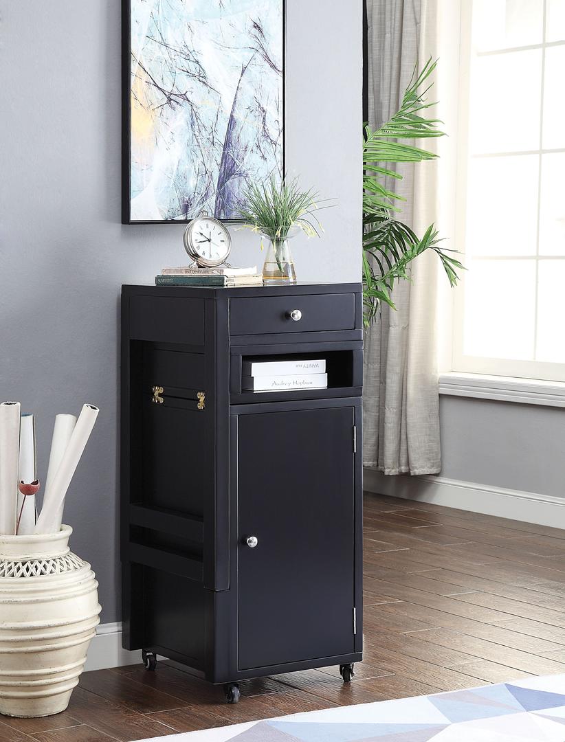 48" Black Writing Desk-Desks-DECOROLALA