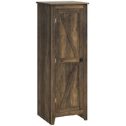 48" Farmhouse Kitchen Pantry Cabinet - Brown Wood Grain-Home Furnishings > Storage & Organization > Kitchen Pantry Cabinets-DECOROLALA