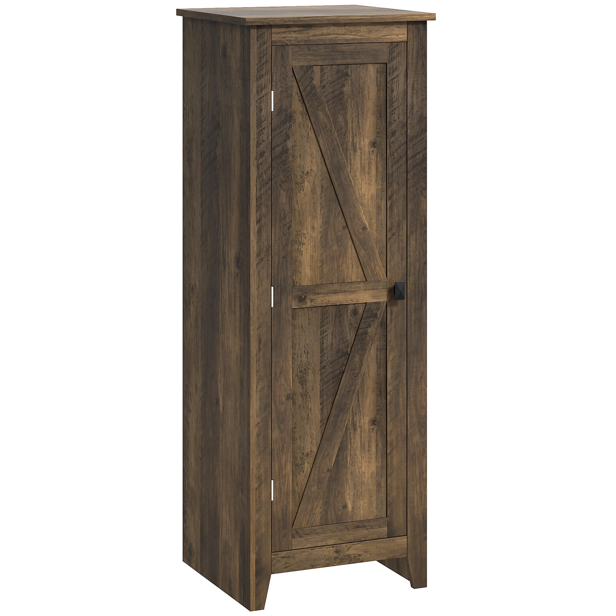 48" Farmhouse Kitchen Pantry Cabinet - Brown Wood Grain-Home Furnishings > Storage & Organization > Kitchen Pantry Cabinets-DECOROLALA
