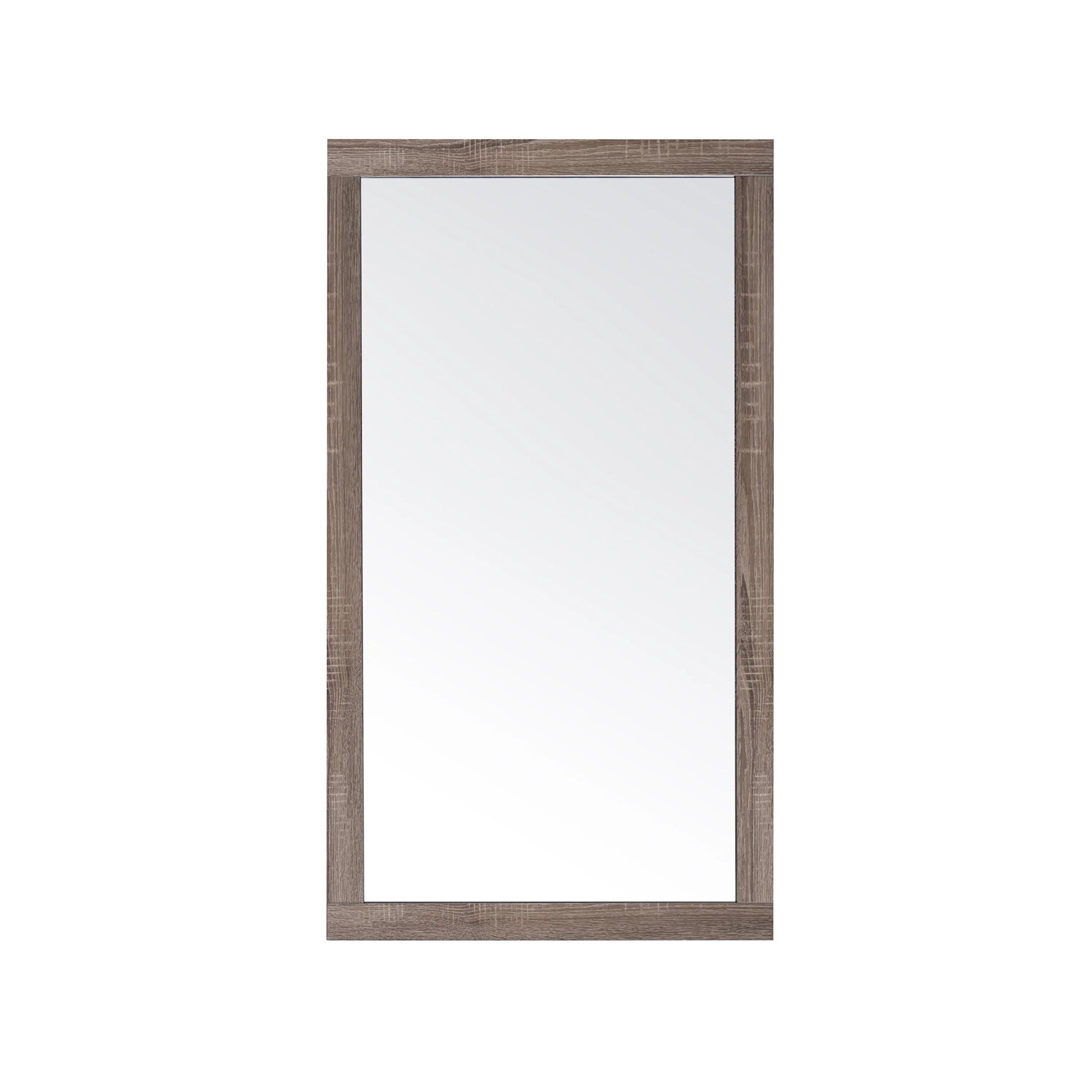 48" Rectangular Mirror with Soft Oak Frame-Mirror-DECOROLALA