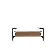 48" Rough Oak Open Shelf with Matte Black Frame-Migration_Bathroom Vanities-DECOROLALA