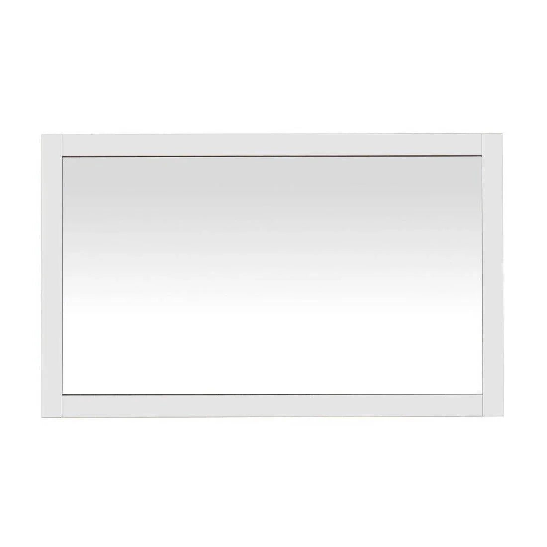 48" White Framed Bathroom Mirror – Labrador Collection-Migration_Mirrors-DECOROLALA
