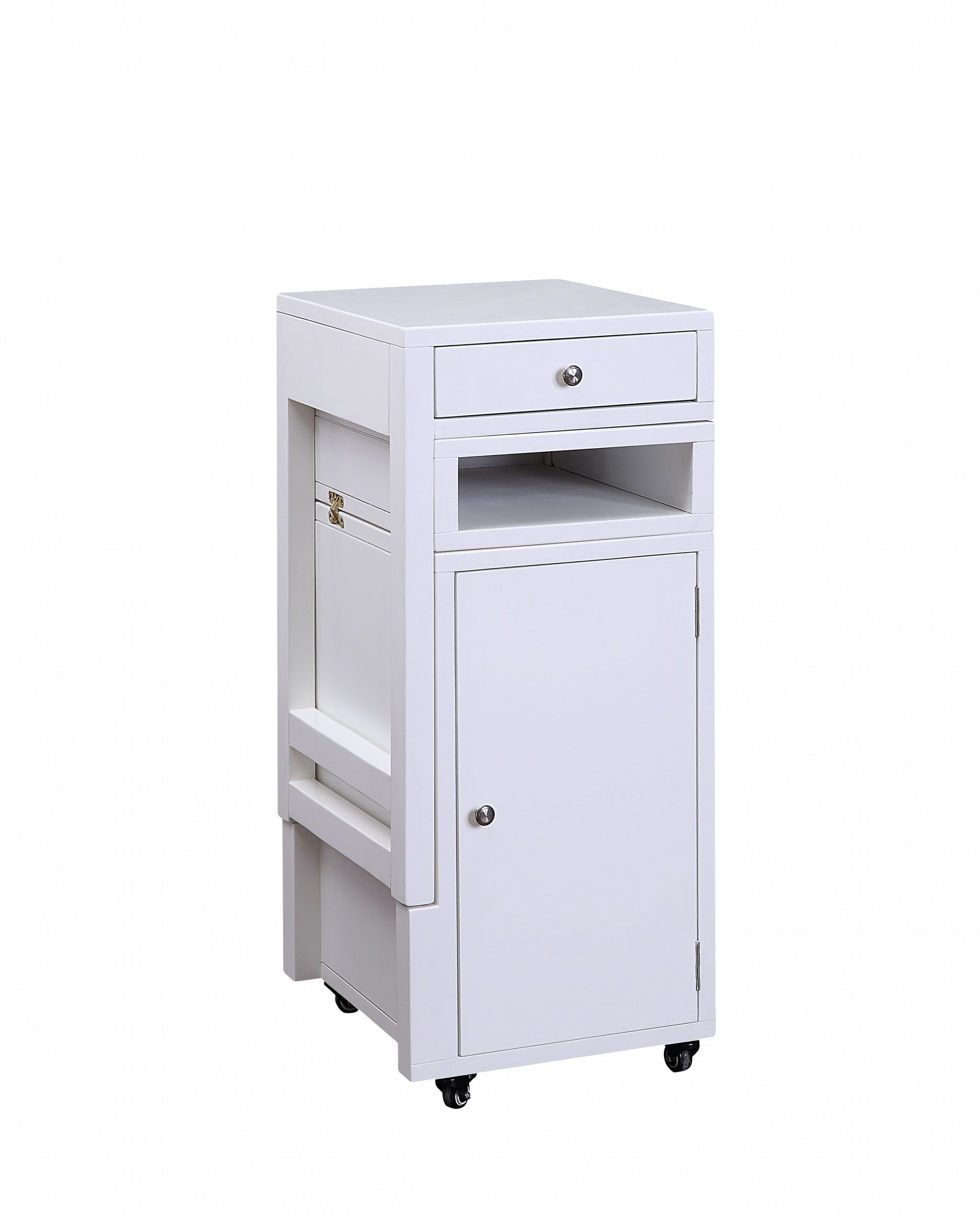 48" White Writing Desk-Desks-DECOROLALA