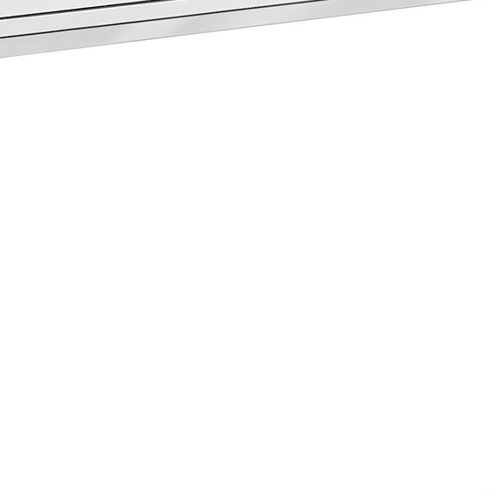 48" White and Silver Console Table And Drawers-Console Tables-DECOROLALA