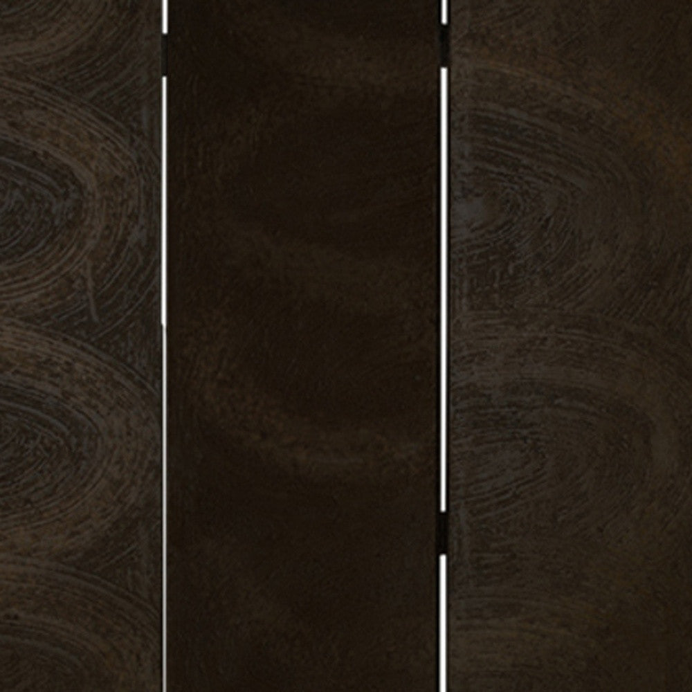 48" X 72" Black Wood Canvas Screen-Room Dividers-DECOROLALA