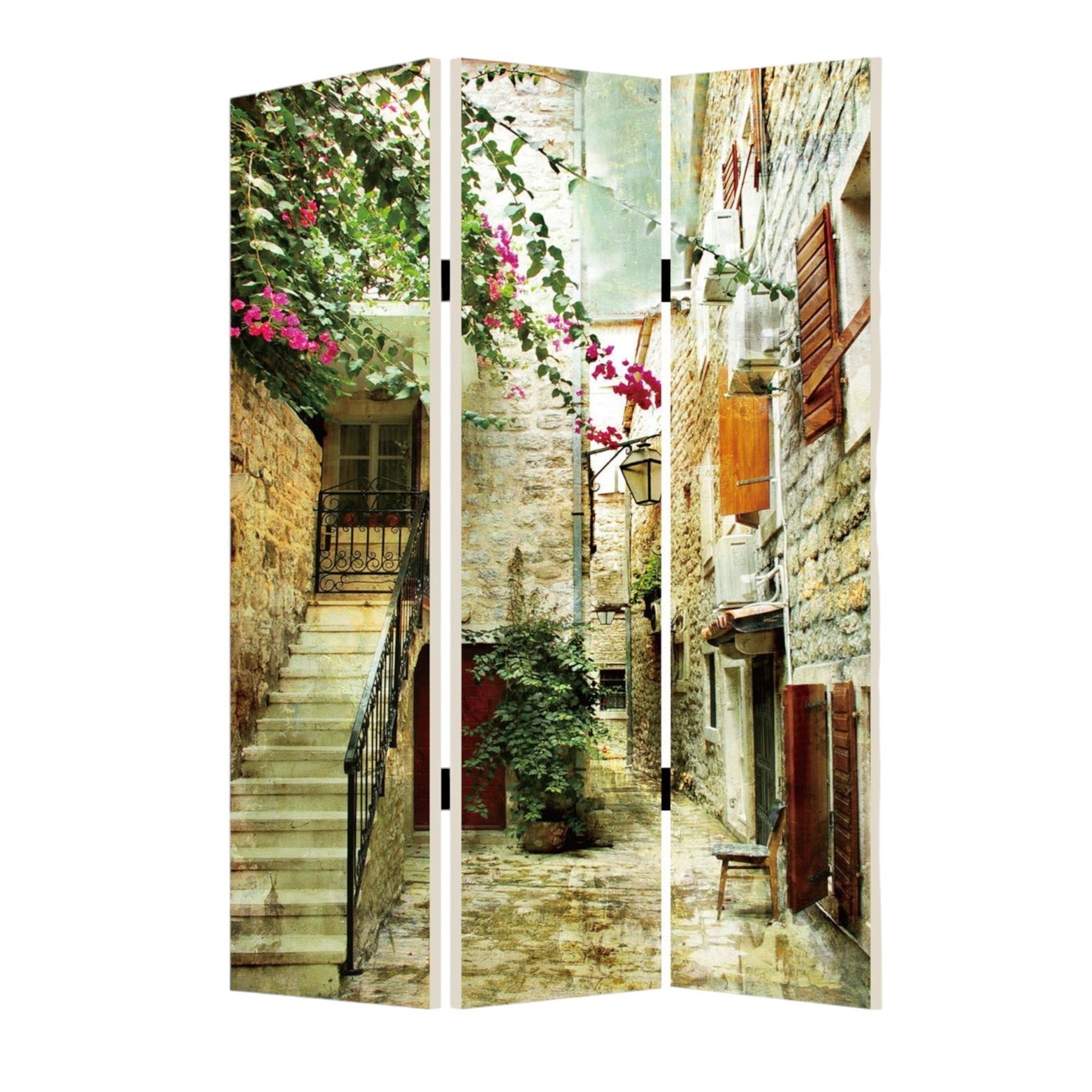 48 X 72 Multi Color Spanish Tidings Screen-Room Dividers-DECOROLALA