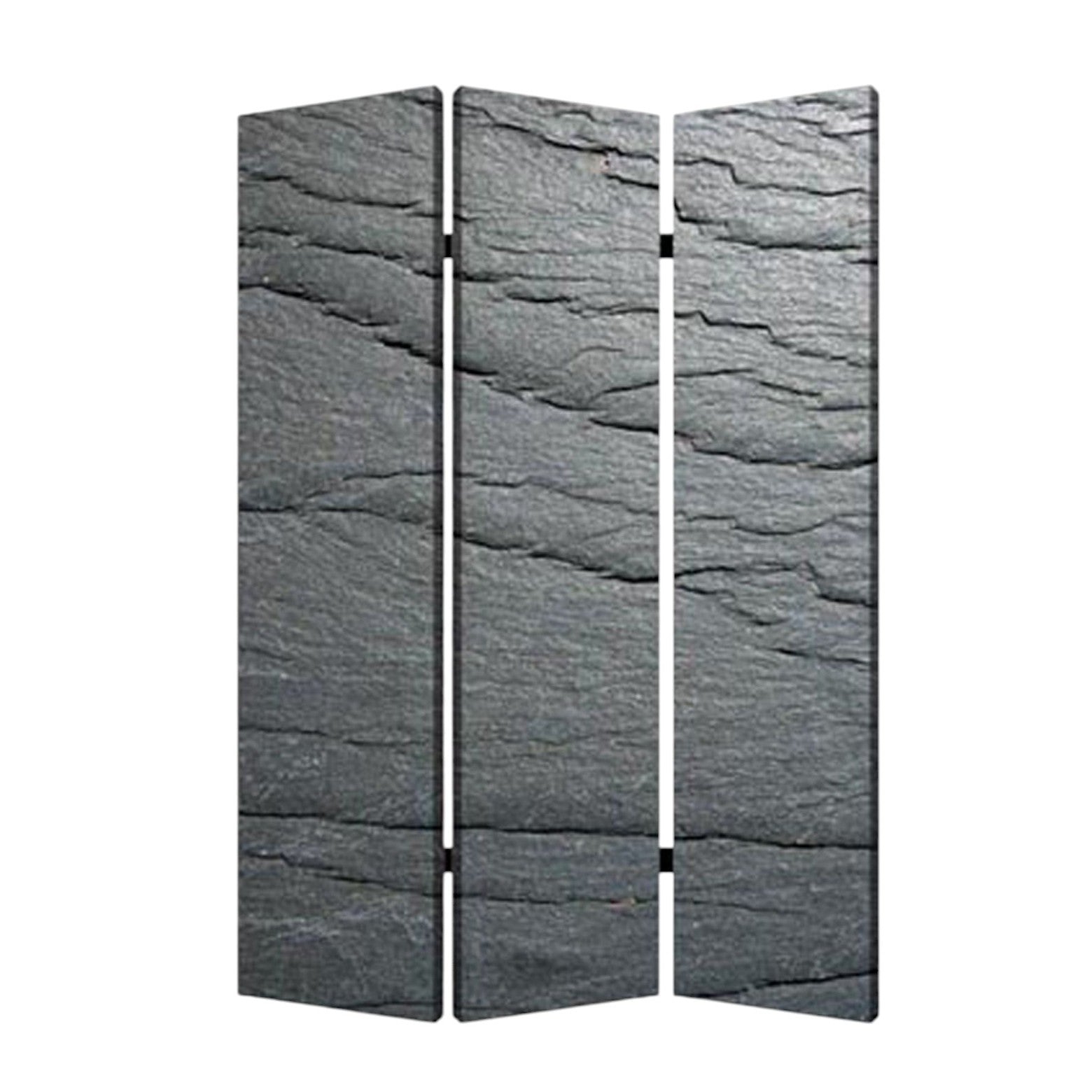 48" X 72" Multi Color Wood Canvas Black Slate Screen-Room Dividers-DECOROLALA
