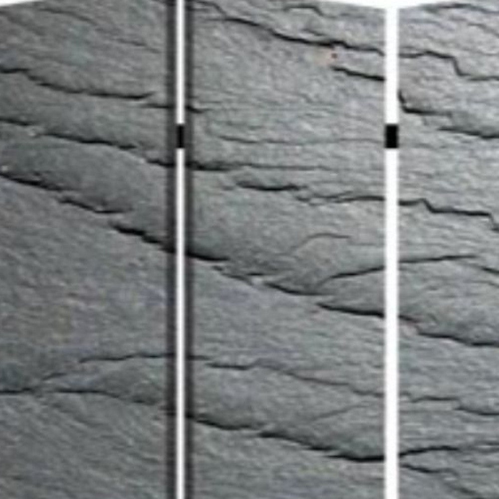 48" X 72" Multi Color Wood Canvas Black Slate Screen-Room Dividers-DECOROLALA