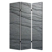 48" X 72" Multi Color Wood Canvas Black Slate Screen-Room Dividers-DECOROLALA