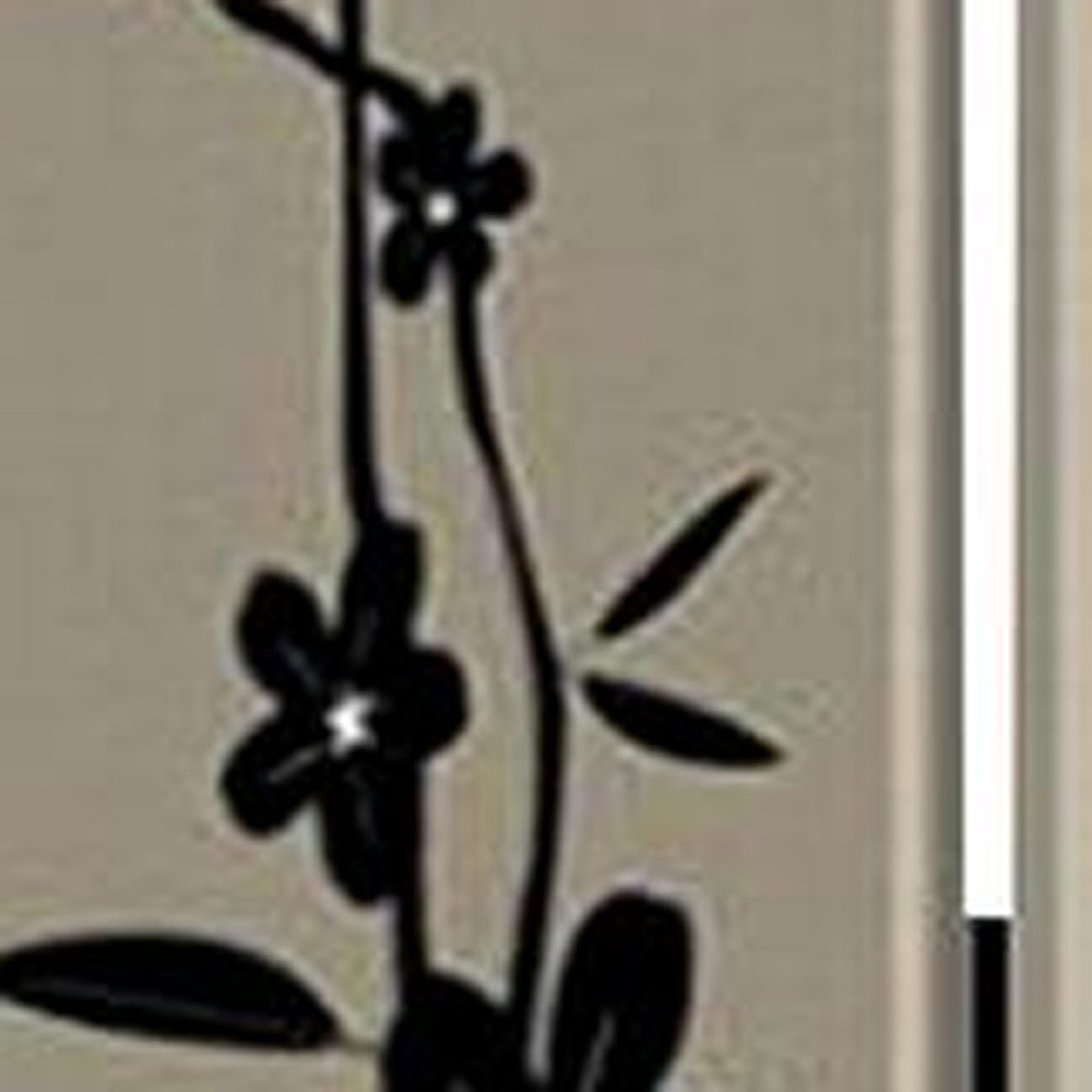 48" X 72" Multi Color Wood Canvas Plum Blossom Screen-Room Dividers-DECOROLALA