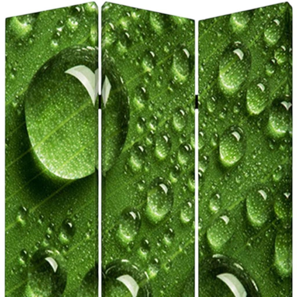 48" X 72" Multi Color Wood Canvas Rain Screen-Room Dividers-DECOROLALA