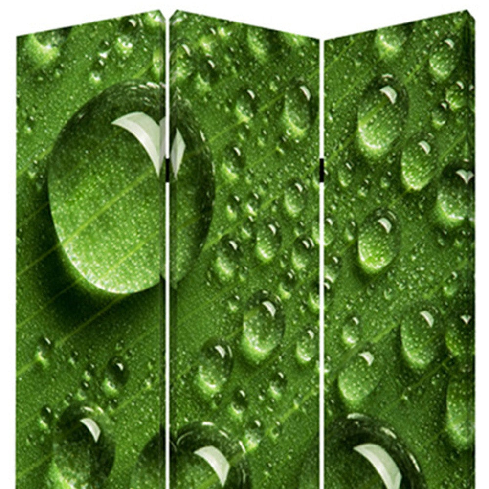 48" X 72" Multi Color Wood Canvas Rain Screen-Room Dividers-DECOROLALA