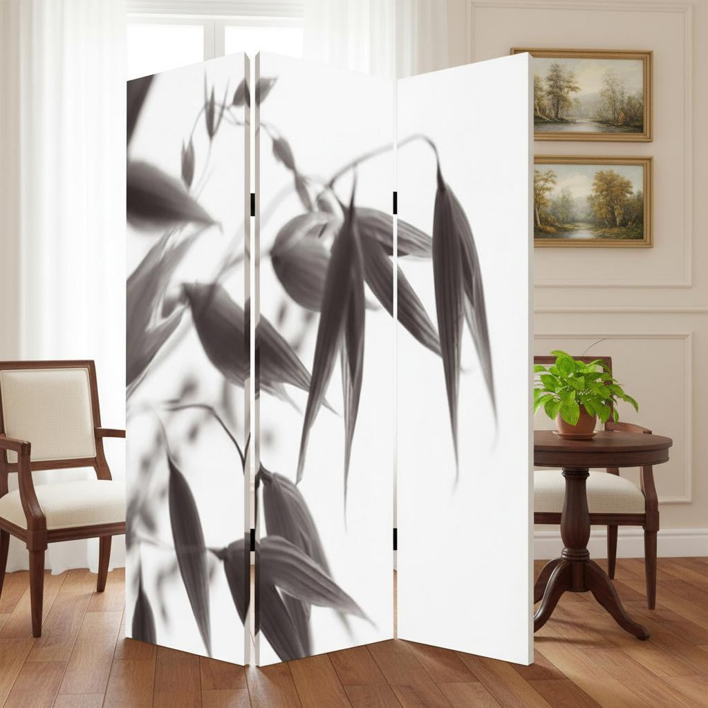 48" X 72" Multi Color Wood Canvas Screen-Room Dividers-DECOROLALA