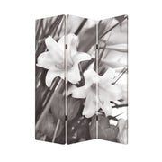48" X 72" Multi Color Wood Canvas Screen-Room Dividers-DECOROLALA