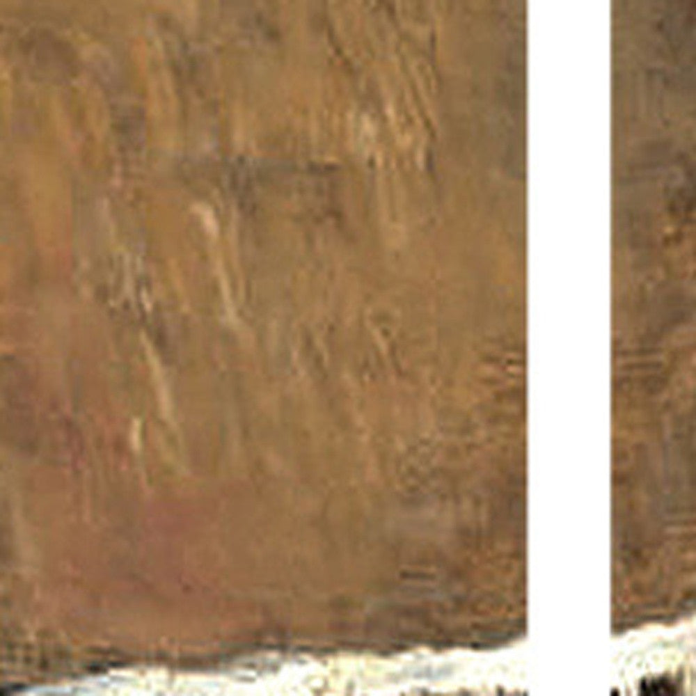 48 X 72 Multi Color Wood Canvas Seaside Town Slate Screen-Room Dividers-DECOROLALA