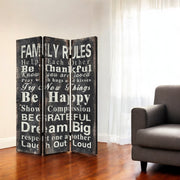 48" X 72" Multi Color Wood Canvas The Blue Eyed Screen-Room Dividers-DECOROLALA