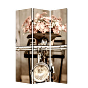48" X 72" Multi Color Wood Canvas Valentine Screen-Room Dividers-DECOROLALA