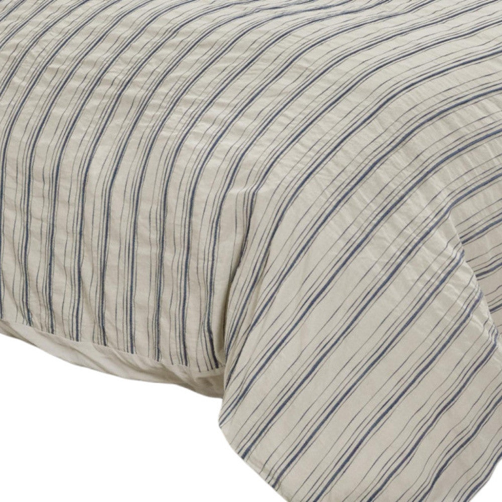 Natural King Linen 300 Thread Count Dry Clean Only Duvet Cover-Down Comforters and Duvets-DECOROLALA