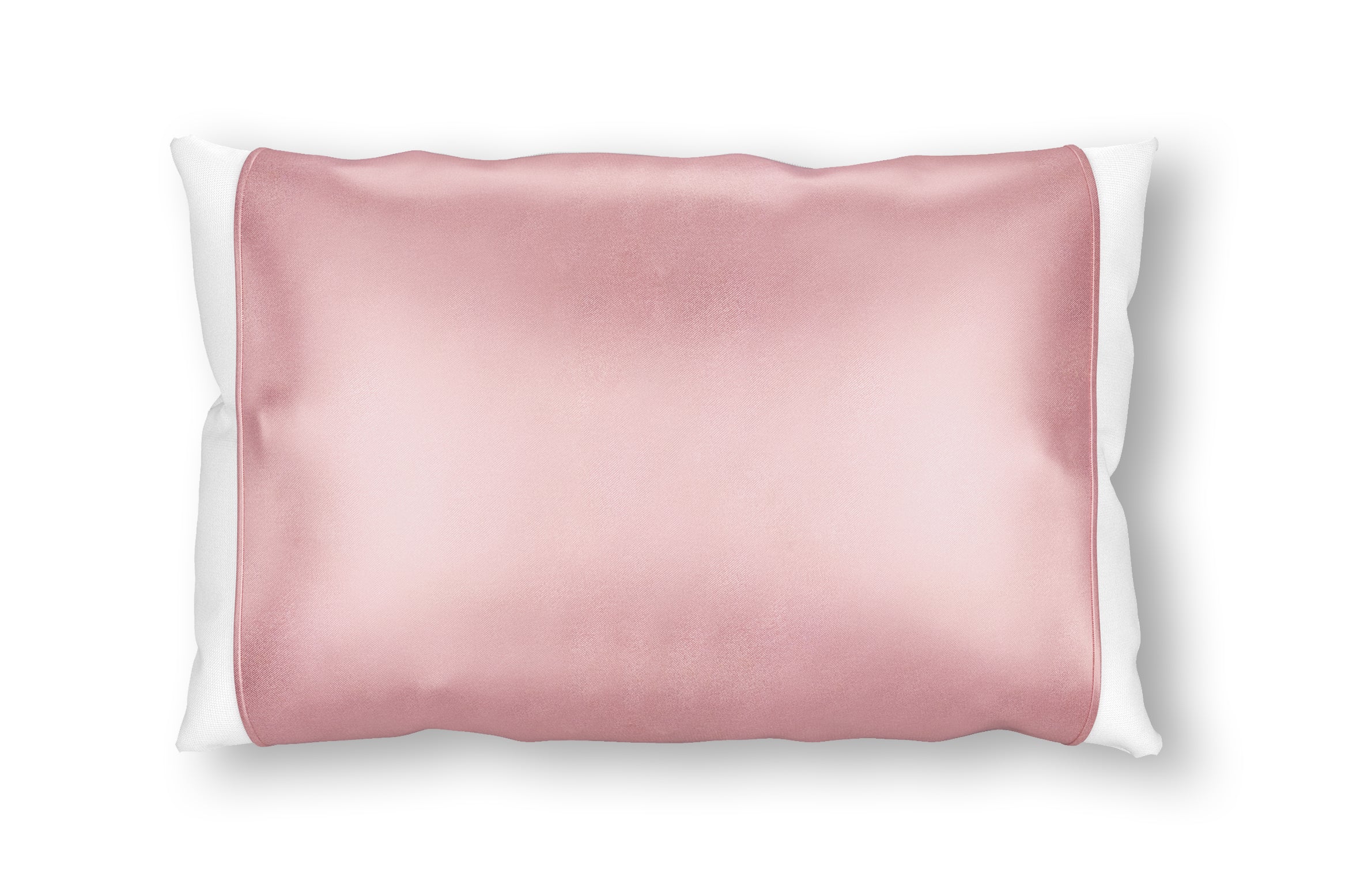 Dusty Rose Silk Open Ended Pillowcase-Bed Sheets-DECOROLALA