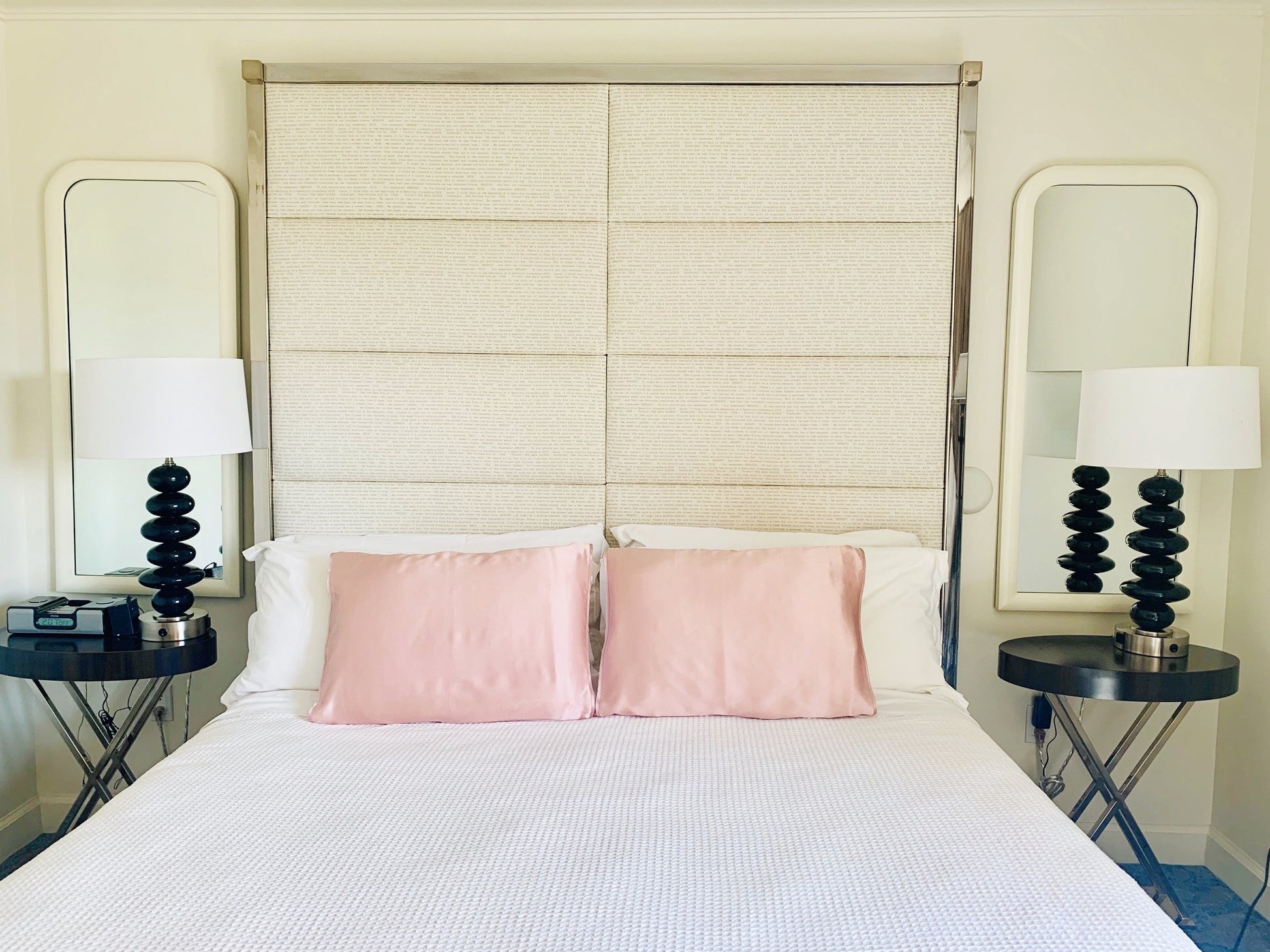 Dusty Rose Silk Open Ended Pillowcase-Bed Sheets-DECOROLALA