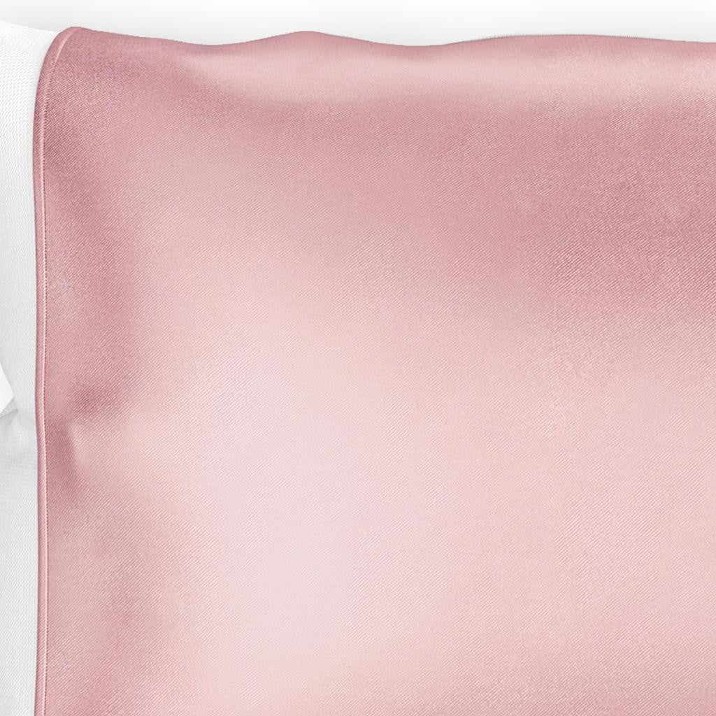 Dusty Rose Silk Open Ended Pillowcase-Bed Sheets-DECOROLALA