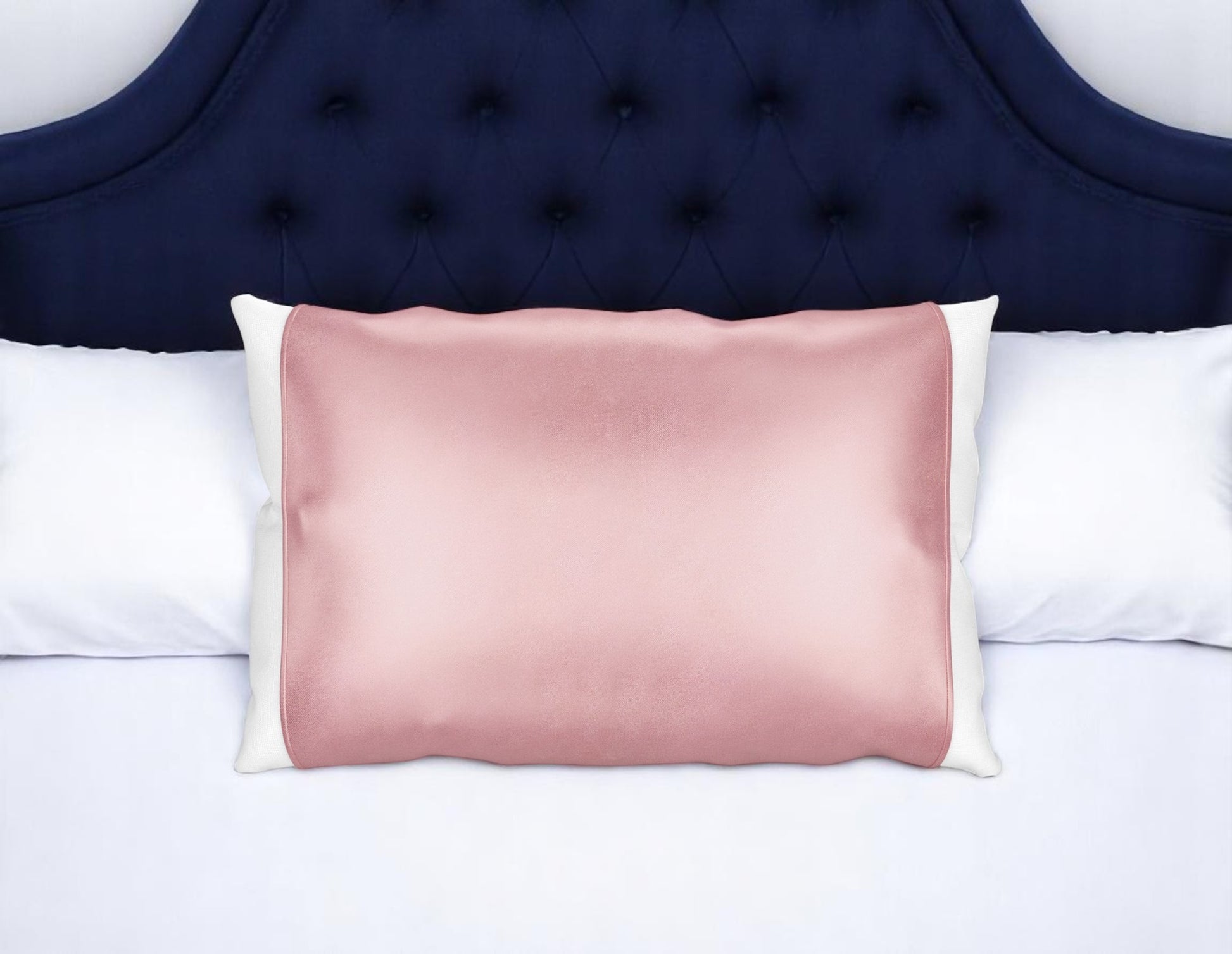 Dusty Rose Silk Open Ended Pillowcase-Bed Sheets-DECOROLALA