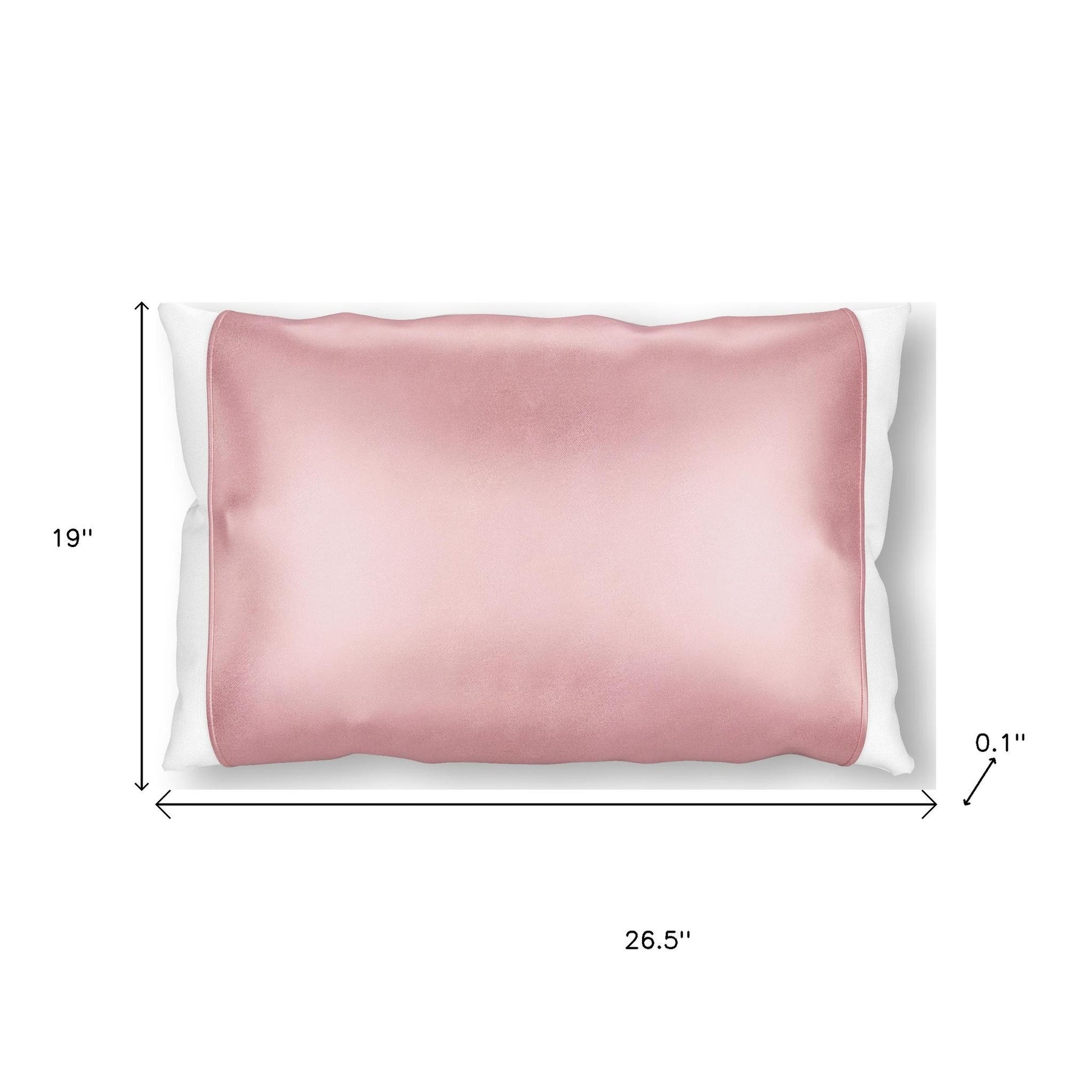 Dusty Rose Silk Open Ended Pillowcase-Bed Sheets-DECOROLALA