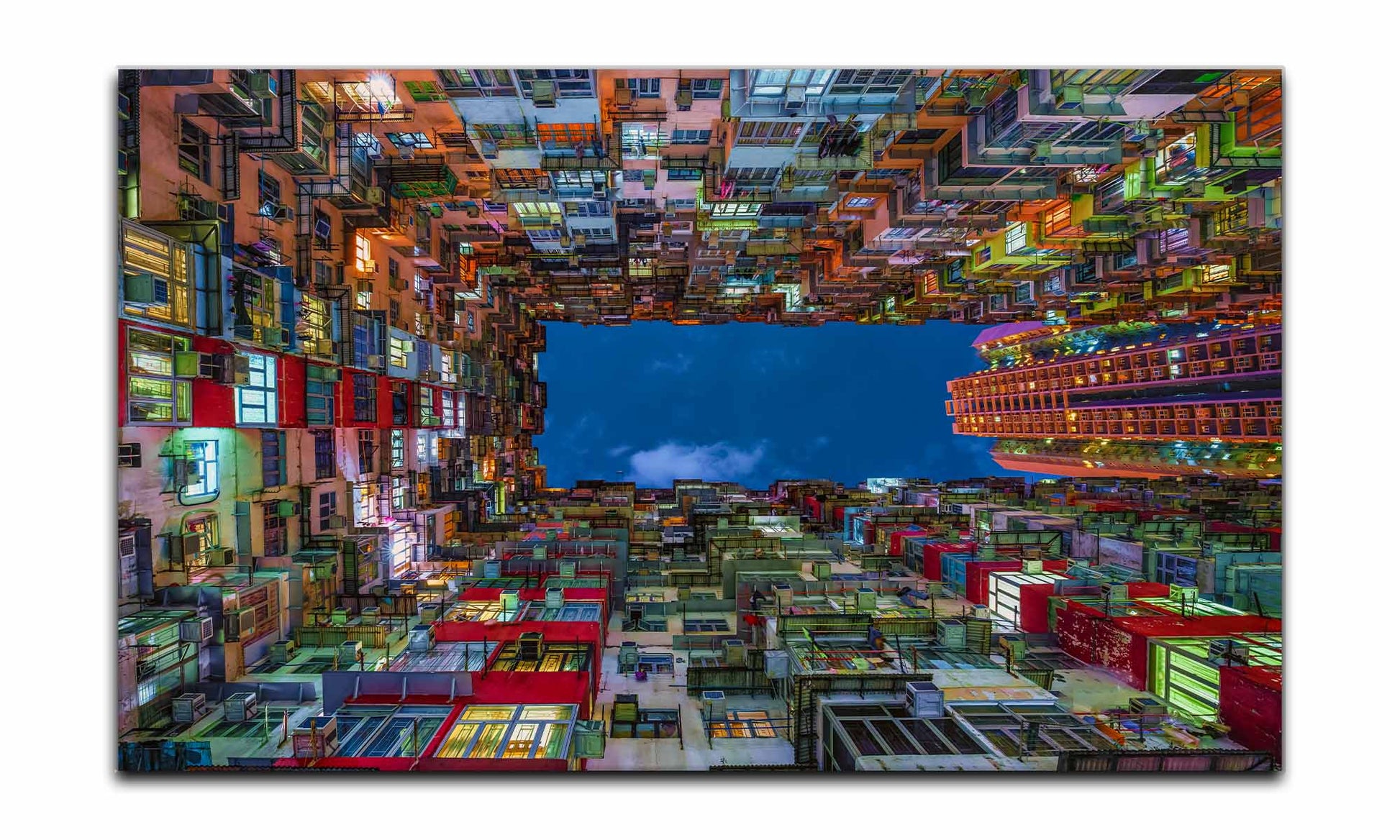 Hong Kong 48" x 30" Fine Art Canvas Print-n/a-DECOROLALA