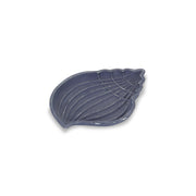 6" Blue Conch Shell Cast Iron Vanity Tray-0