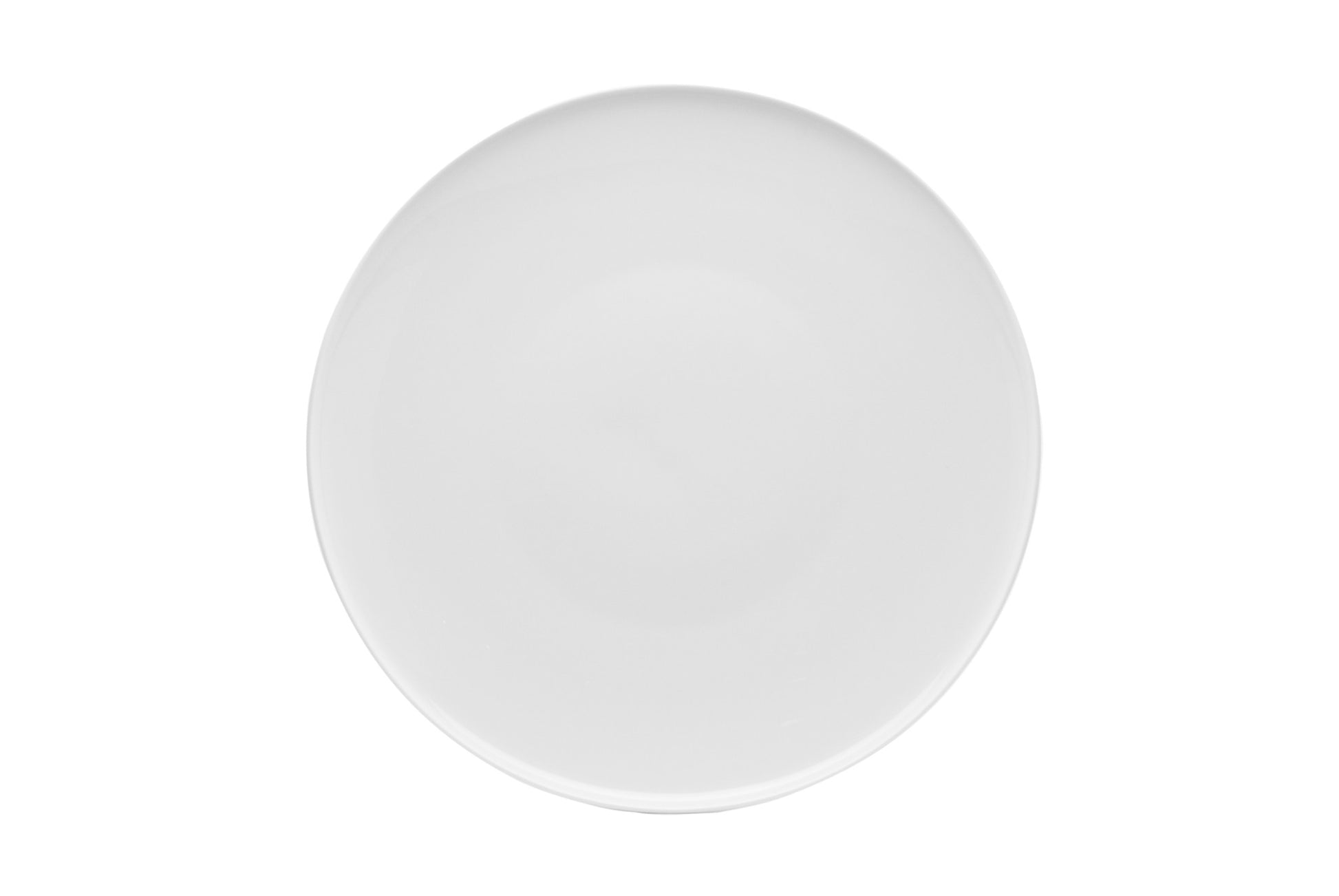 White Six Piece Porcelain Service For Six Salad Plate Set-Dinnerware-DECOROLALA