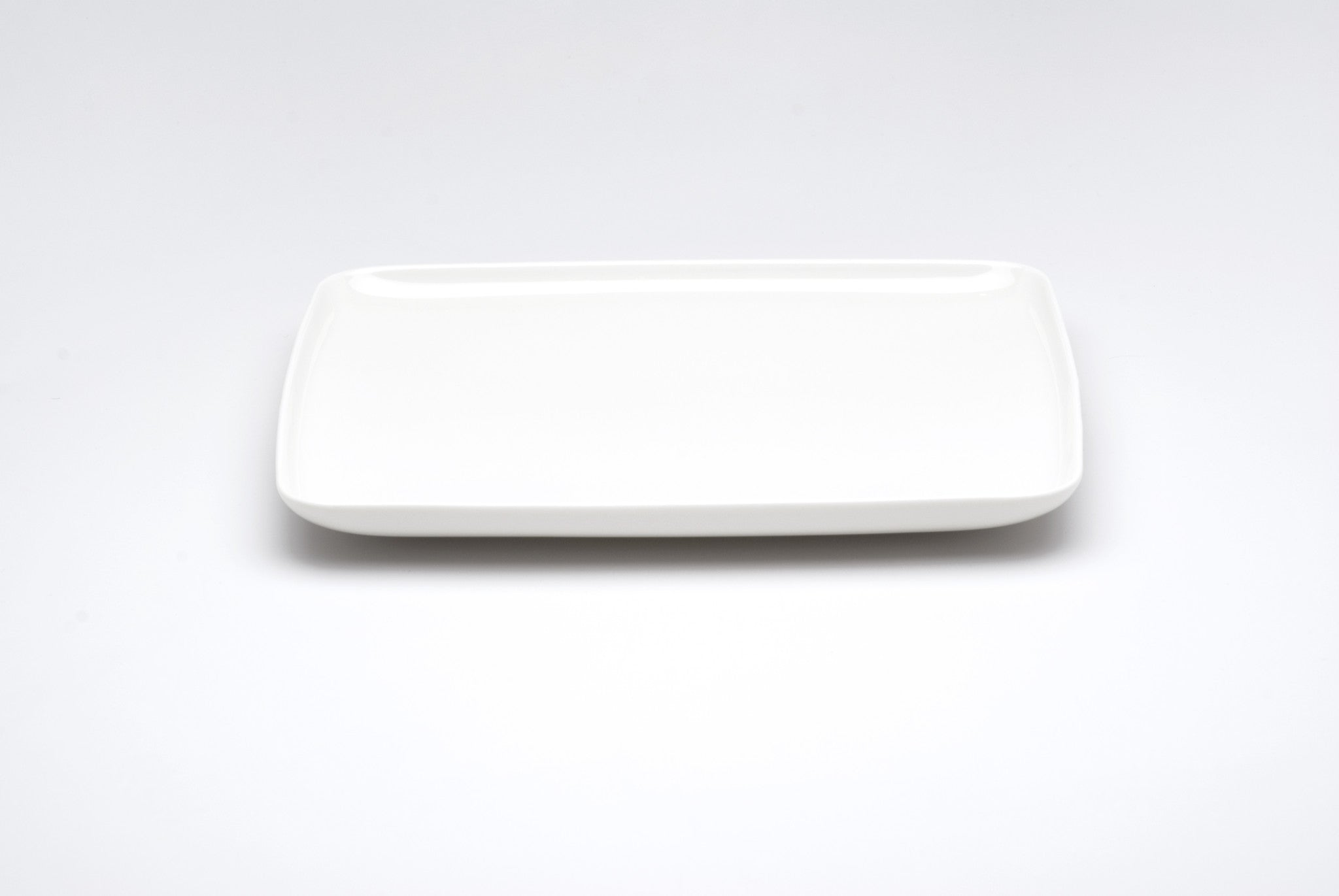 White Six Piece Rectangle Porcelain Service For Six Dinner Plate Set-Dinnerware-DECOROLALA