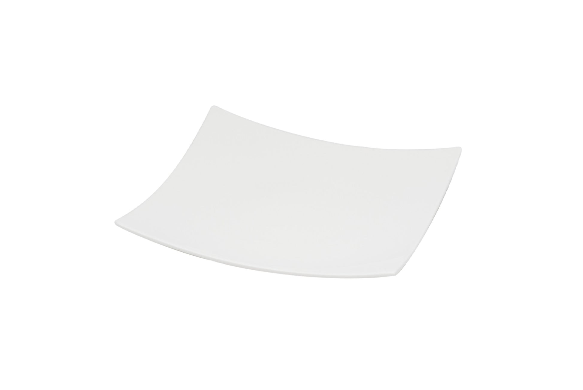 White Six Piece Square Bone China Service For Six Salad Plate Set-Dinnerware-DECOROLALA