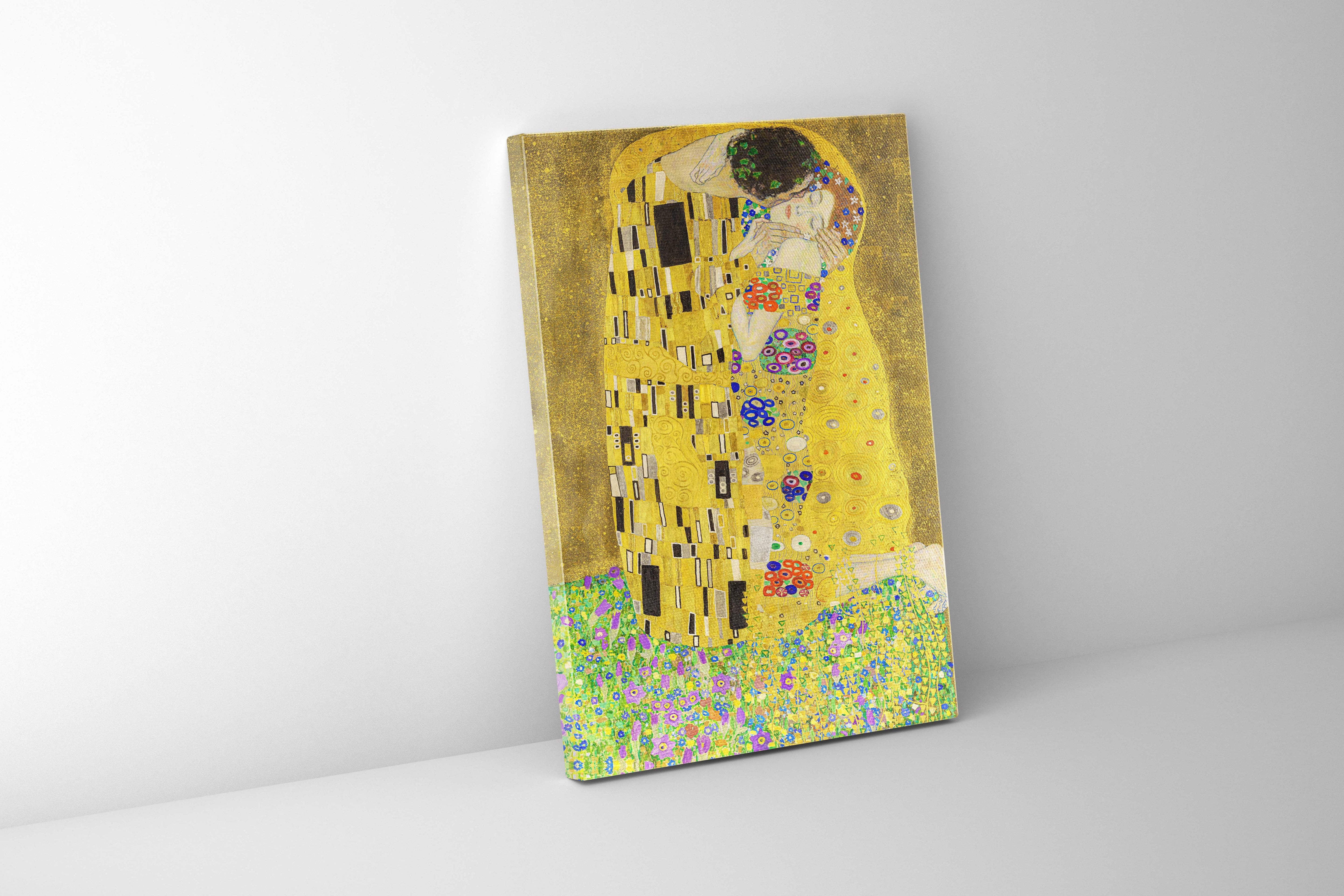" The Kiss" Fine Art-Gold varnish-Wall Decor-DECOROLALA