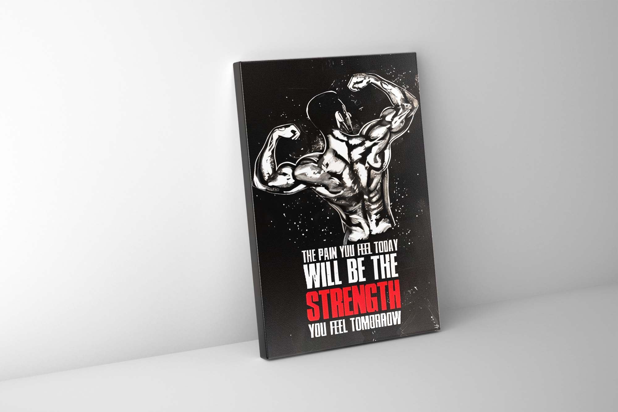 " Bodybuilding Inspiration I " Fine Art Canvas-n/a-DECOROLALA