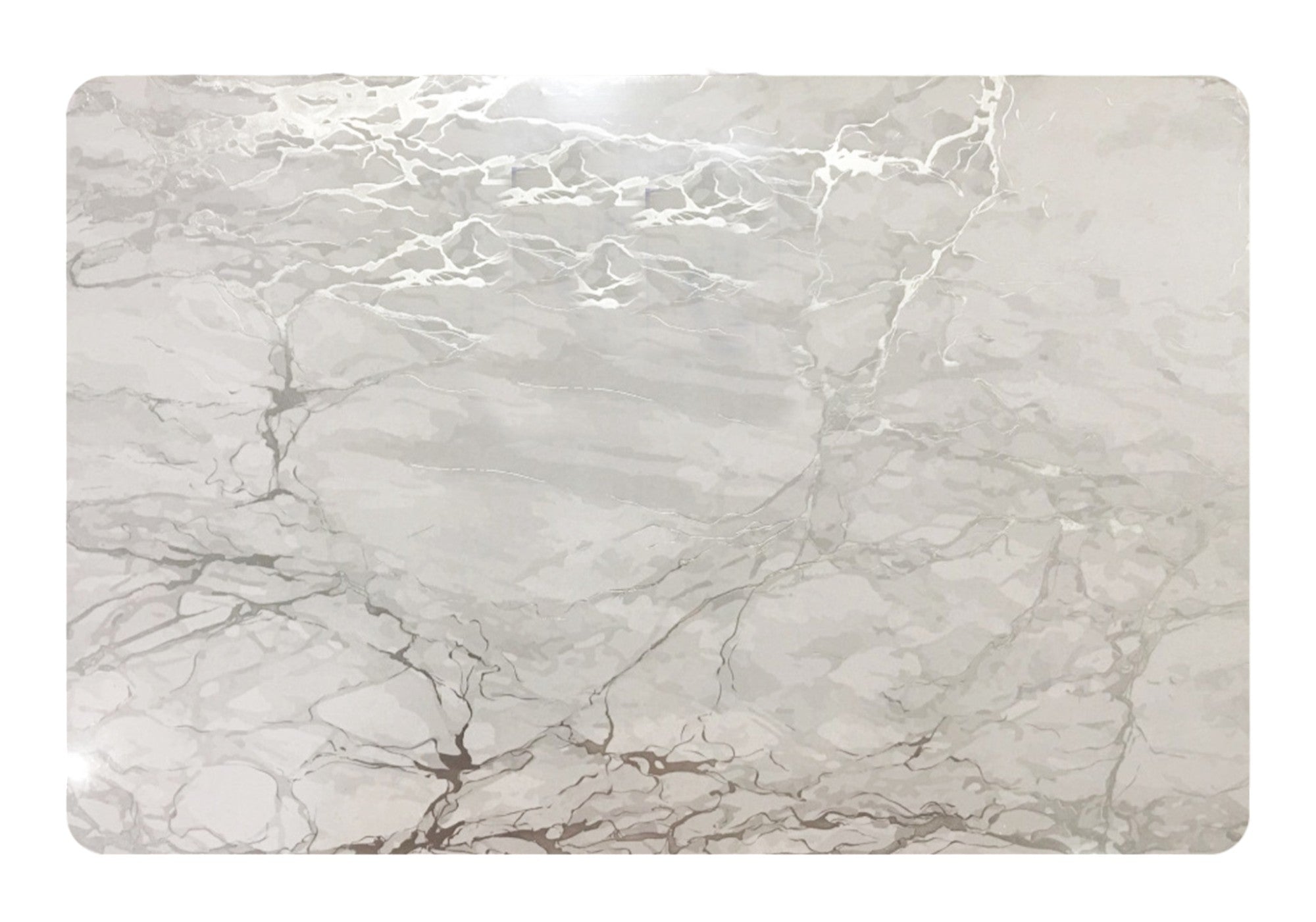 12" X 18" Silver And Gray Abstract Placemats-Dining Linens-DECOROLALA