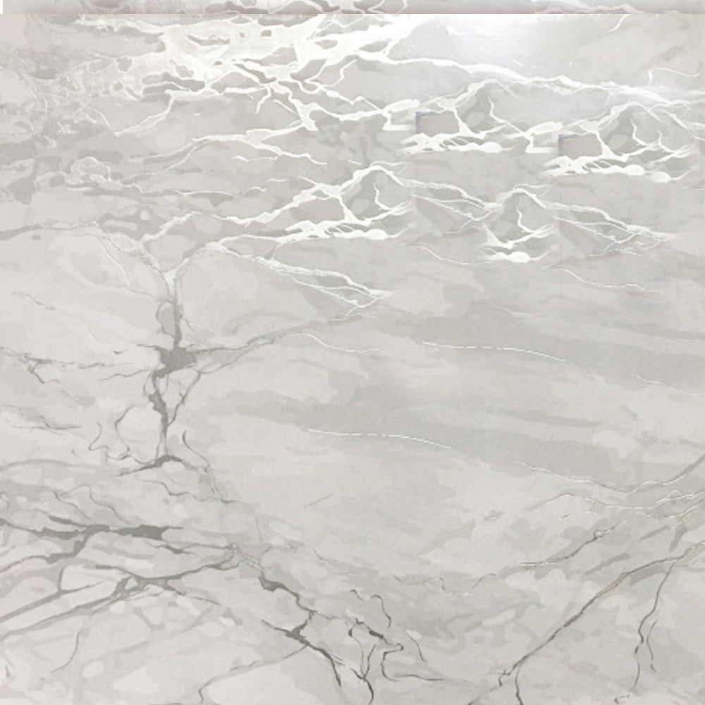12" X 18" Silver And Gray Abstract Placemats-Dining Linens-DECOROLALA