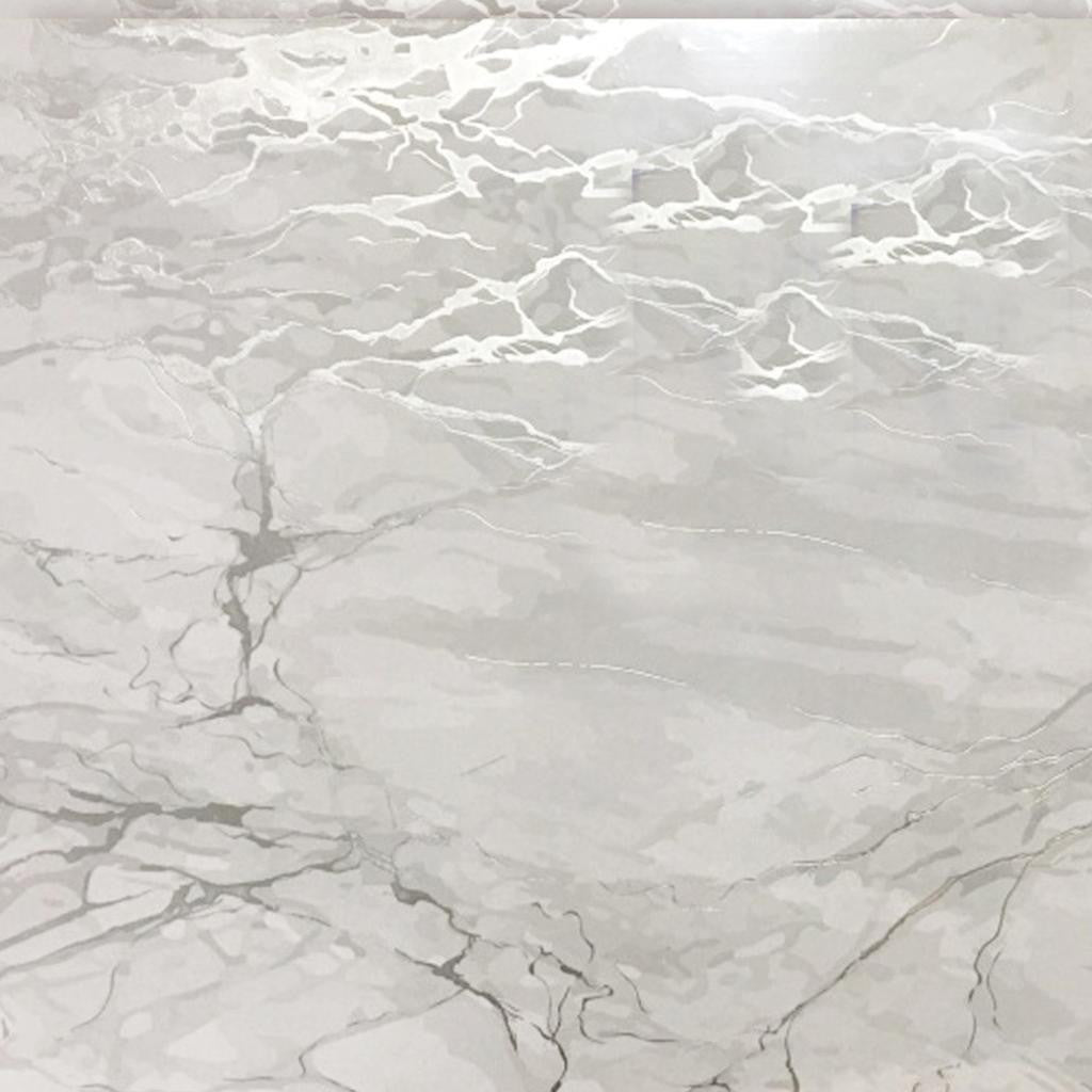 12" X 18" Silver And Gray Abstract Placemats-Dining Linens-DECOROLALA