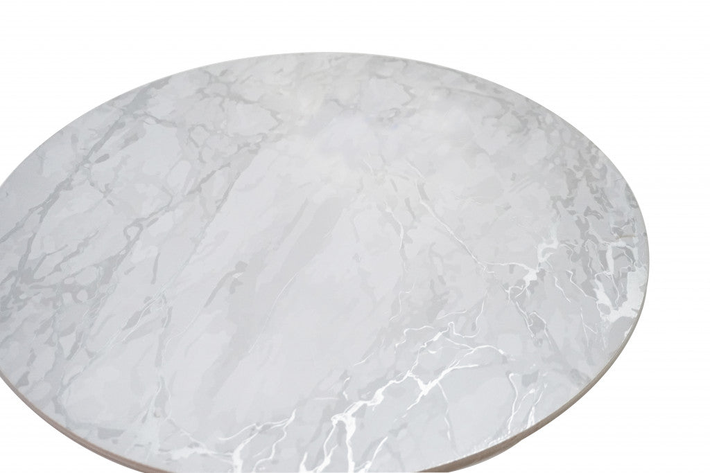 15" X 15" Silver And Gray Abstract Round Placemats-Dining Linens-DECOROLALA