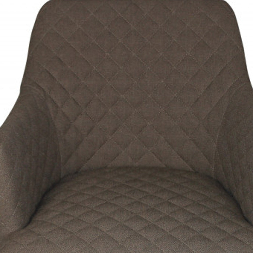 23" Gray Polyester Blend And Natural Solid Color Side Chair-Accent Chairs-DECOROLALA