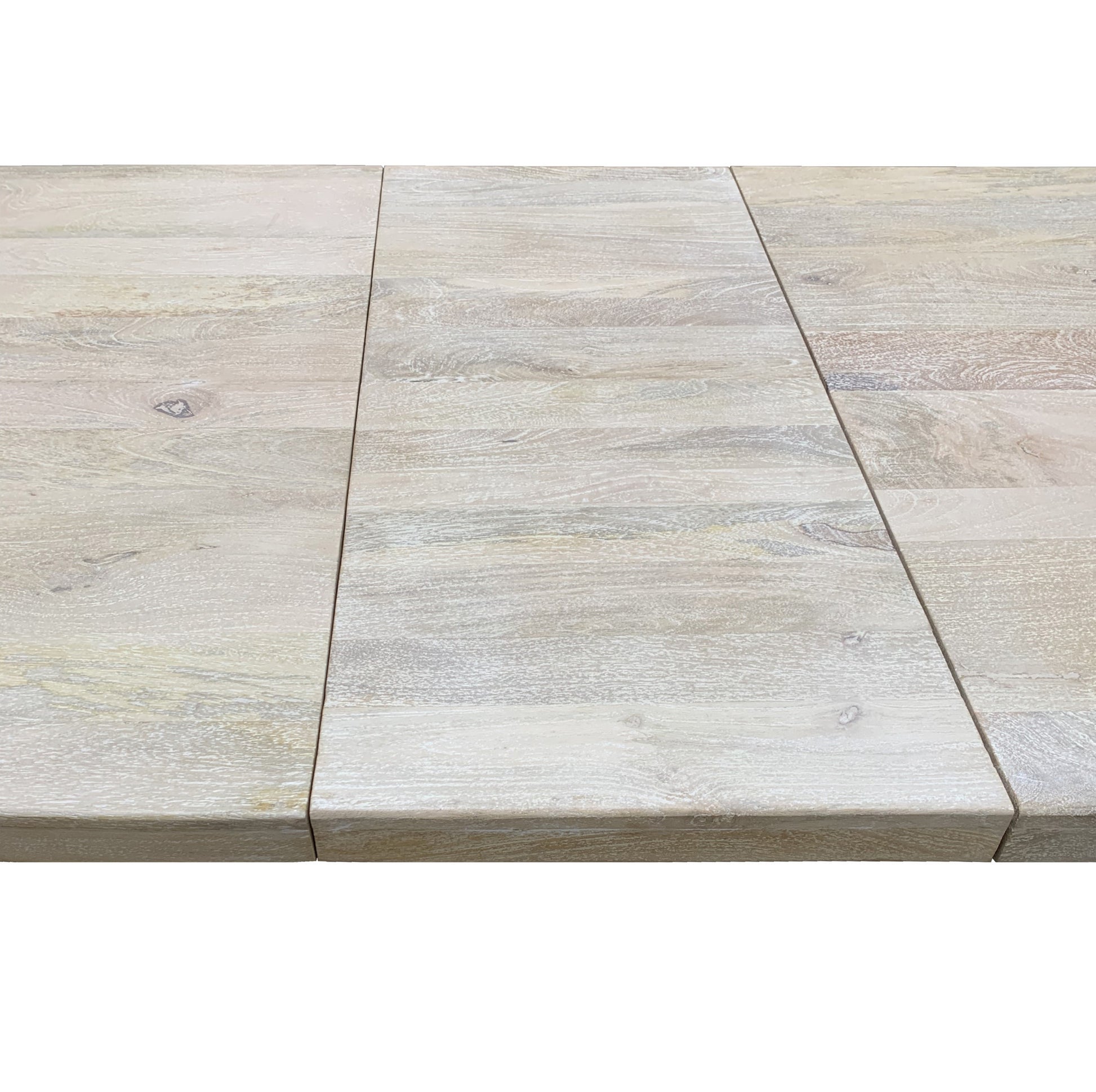 90" Light Brown Rectangular Solid Wood Butterfly Leaf Dining Table-Dining Tables-DECOROLALA