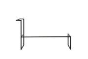47" Matte Black Stainless Steel Frame for Wall Mounted Vanities