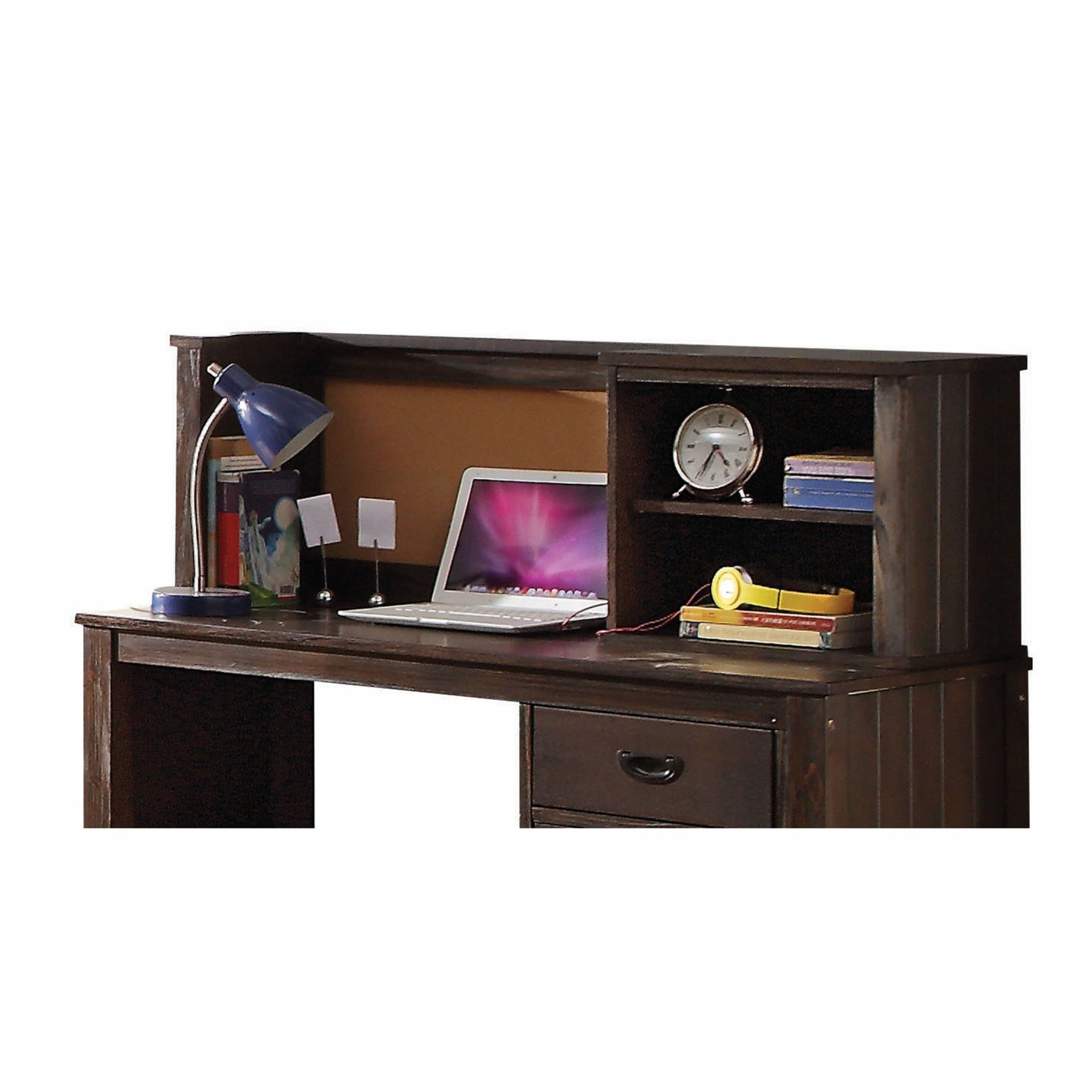 49" Brown Solid Wood Credenza Desk-Desks-DECOROLALA