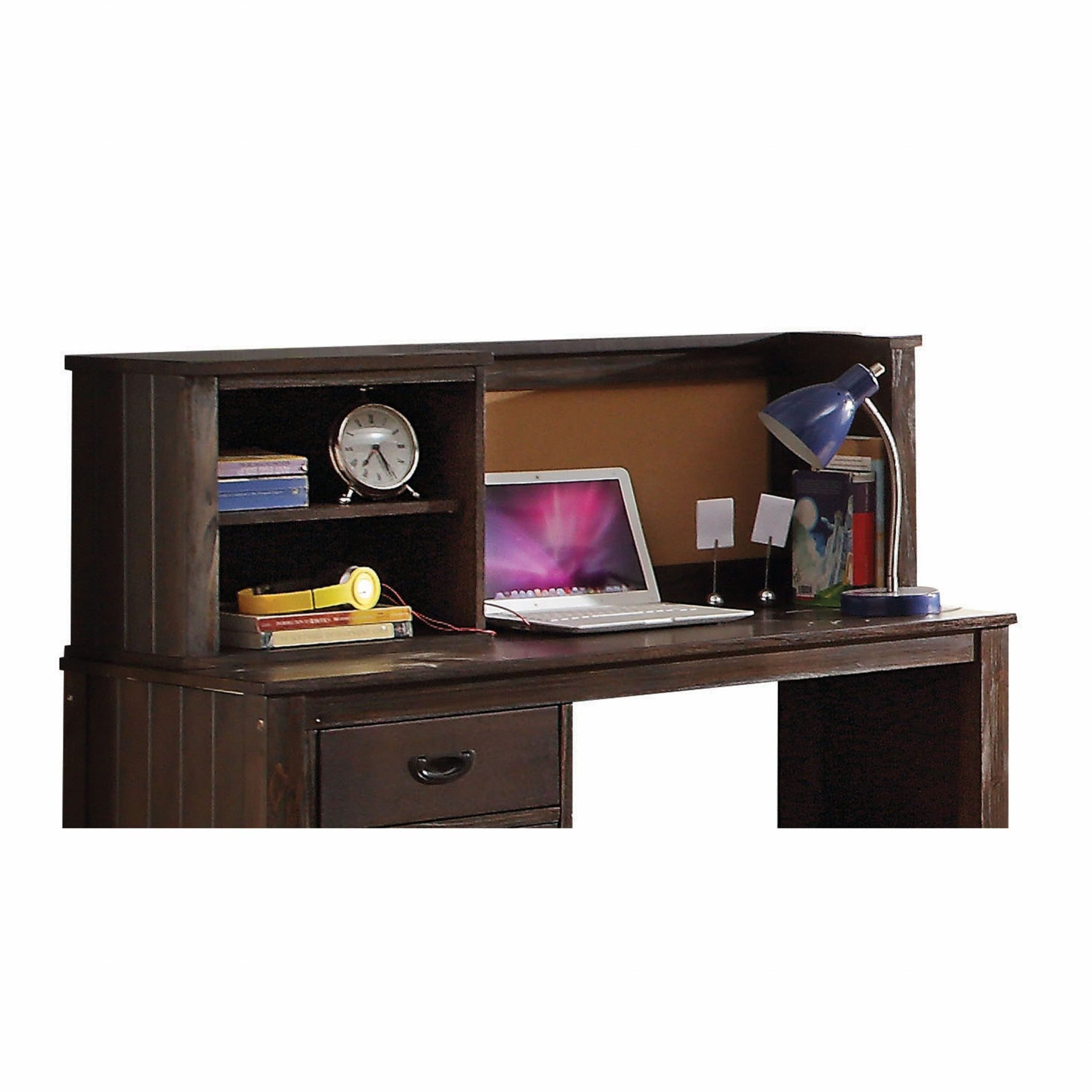 49" Brown Solid Wood Credenza Desk-Desks-DECOROLALA