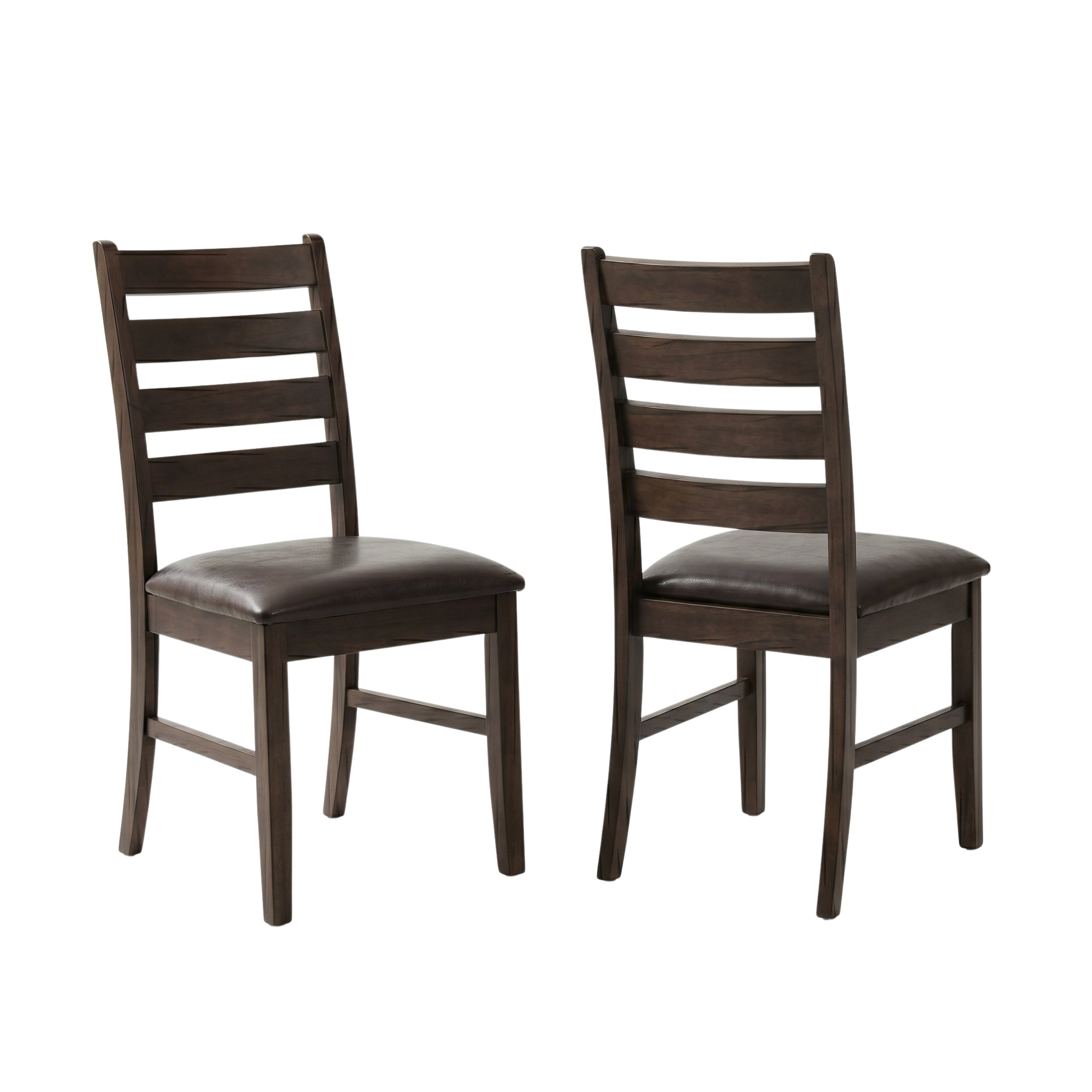 Ensemble de salle à manger Monroe 5 pièces - Table rectangulaire 47" brun foncé
