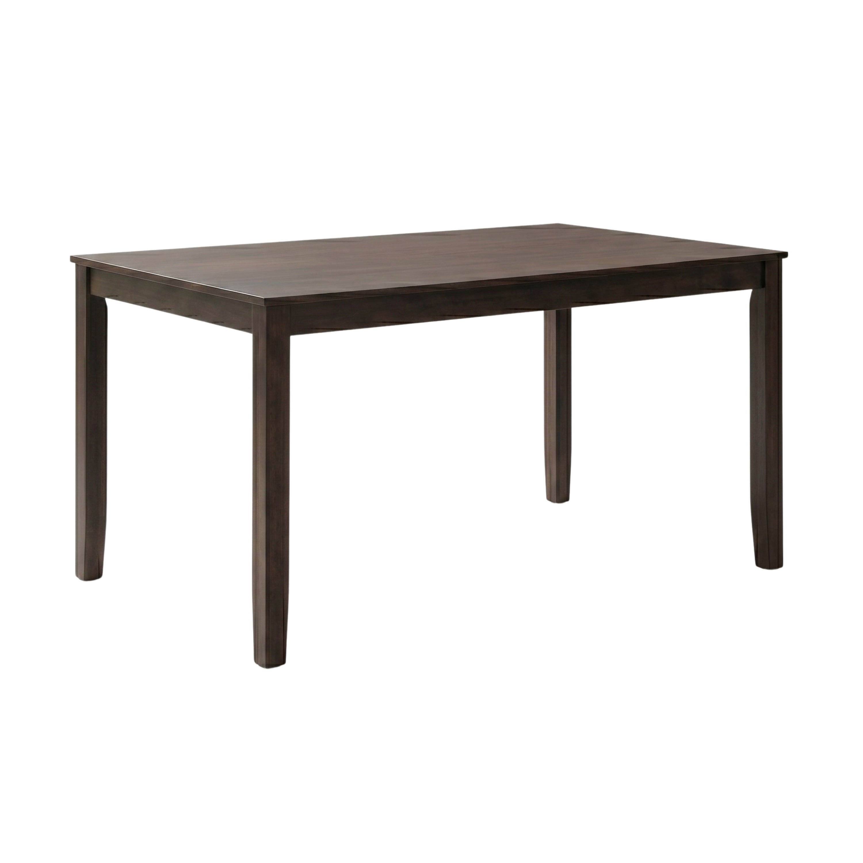 Ensemble de salle à manger Monroe 5 pièces - Table rectangulaire 47" brun foncé